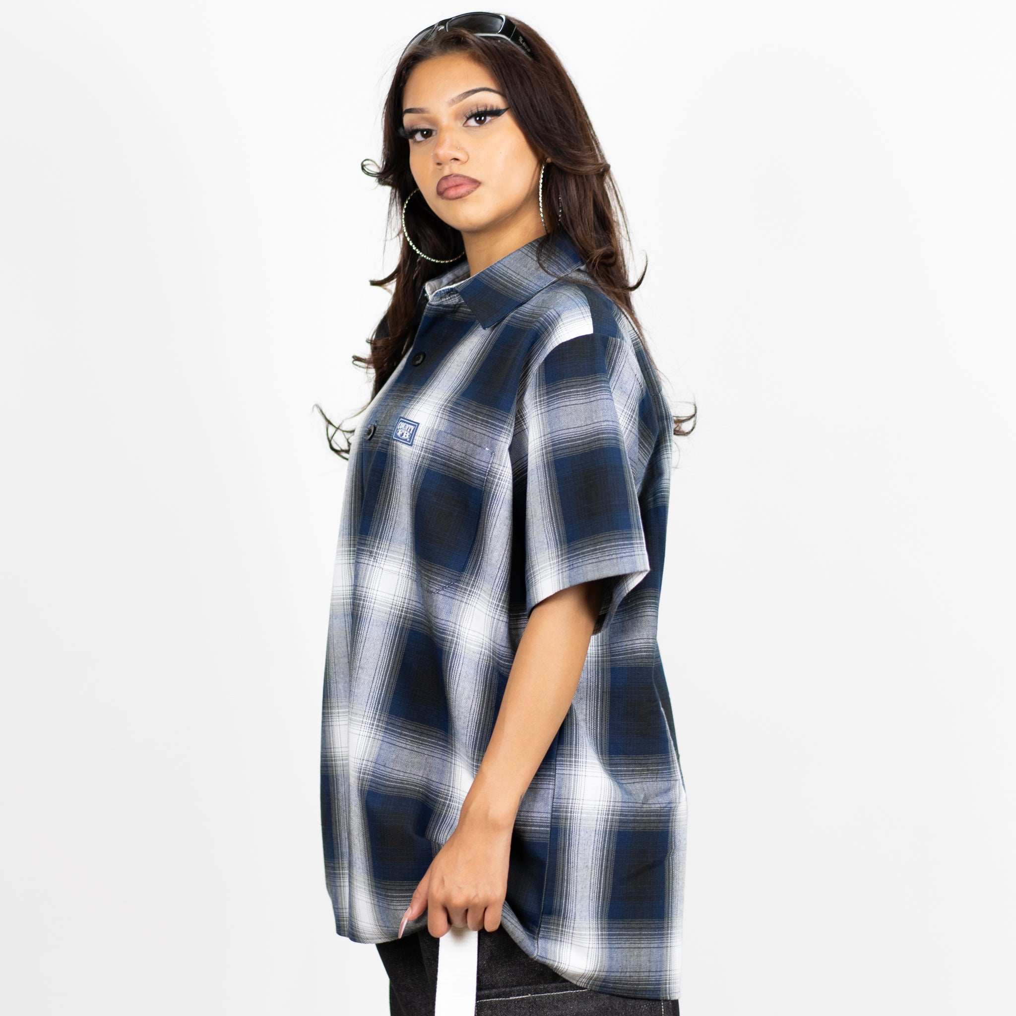 FB County Short Sleeve Checker Flannel Shirt