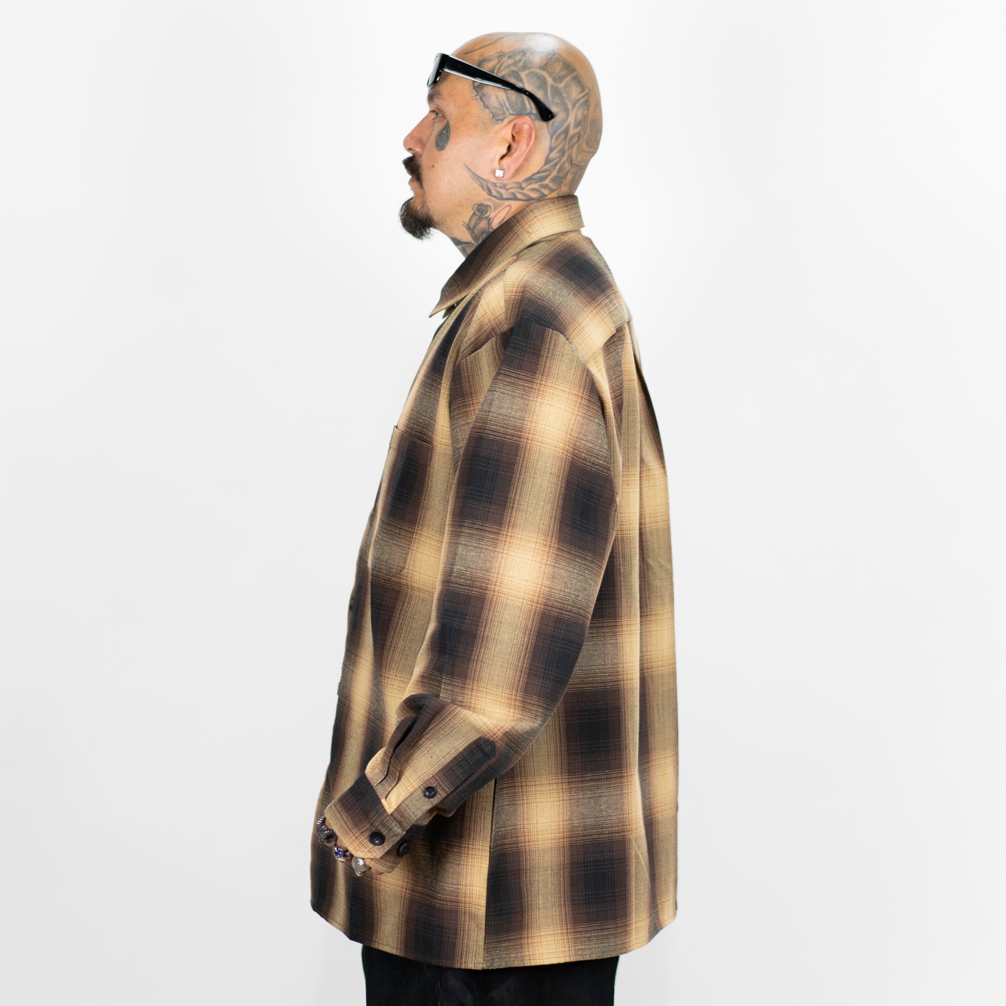 FB County Long Sleeve Checker Zip Shirt – FB County Wholesale