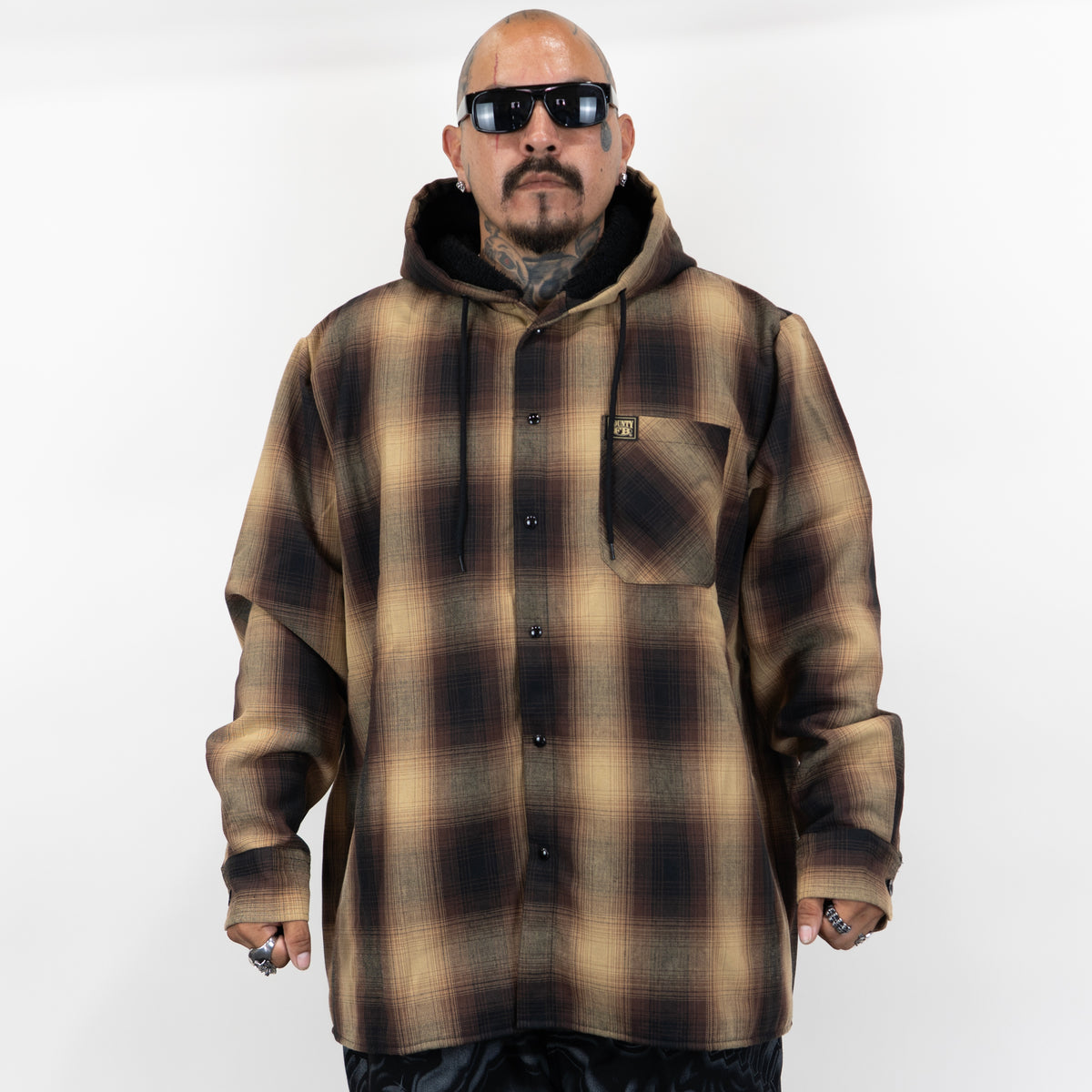 FB County Sherpa Flannel Hooded Jacket