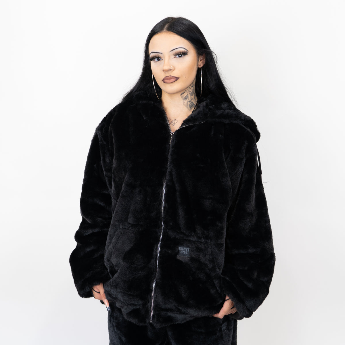FB County Teddy Bear Zip-Up Hoodie