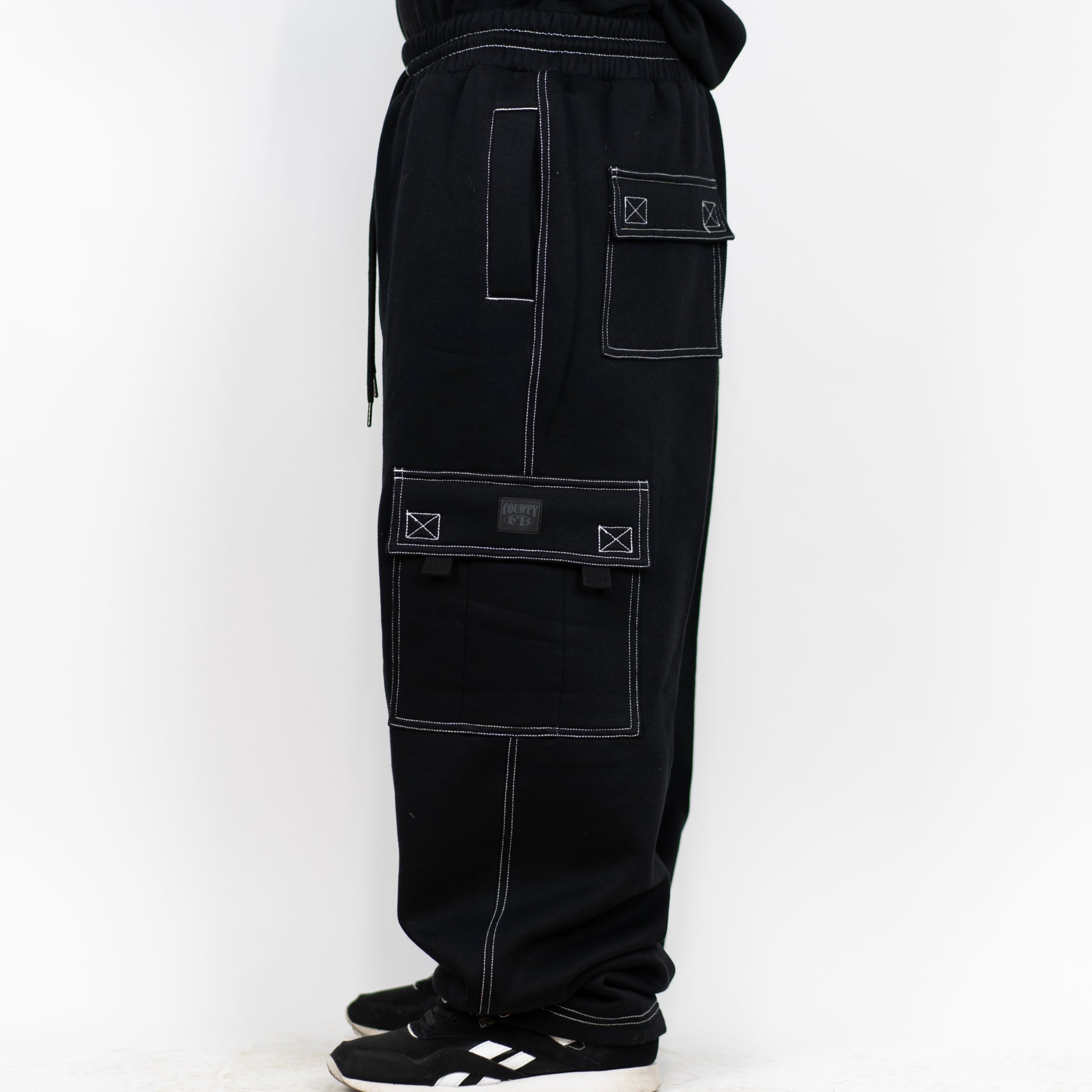 FB County Heavyweight Baggy Cargo Sweatpants