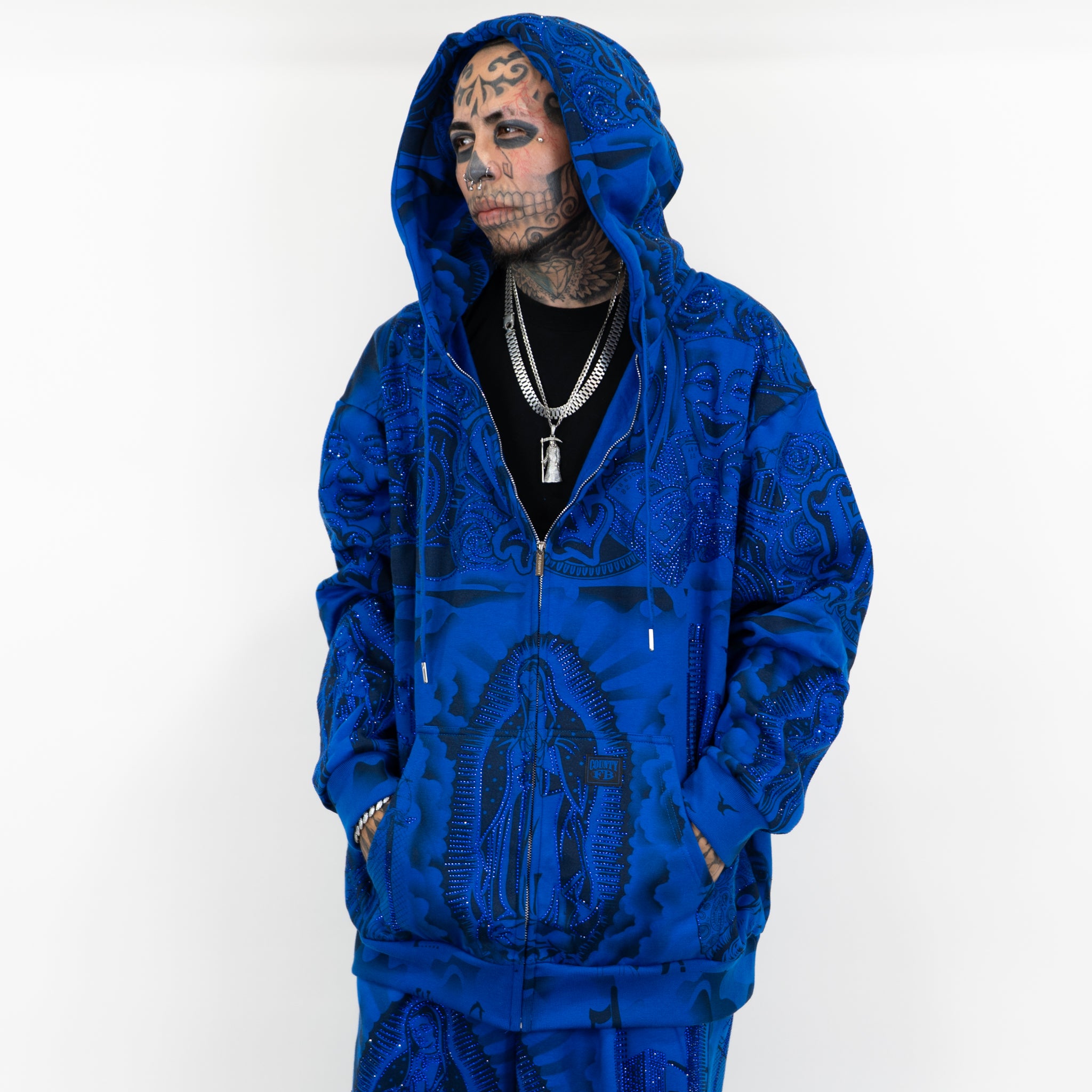 FB County Iced Out Hoodie