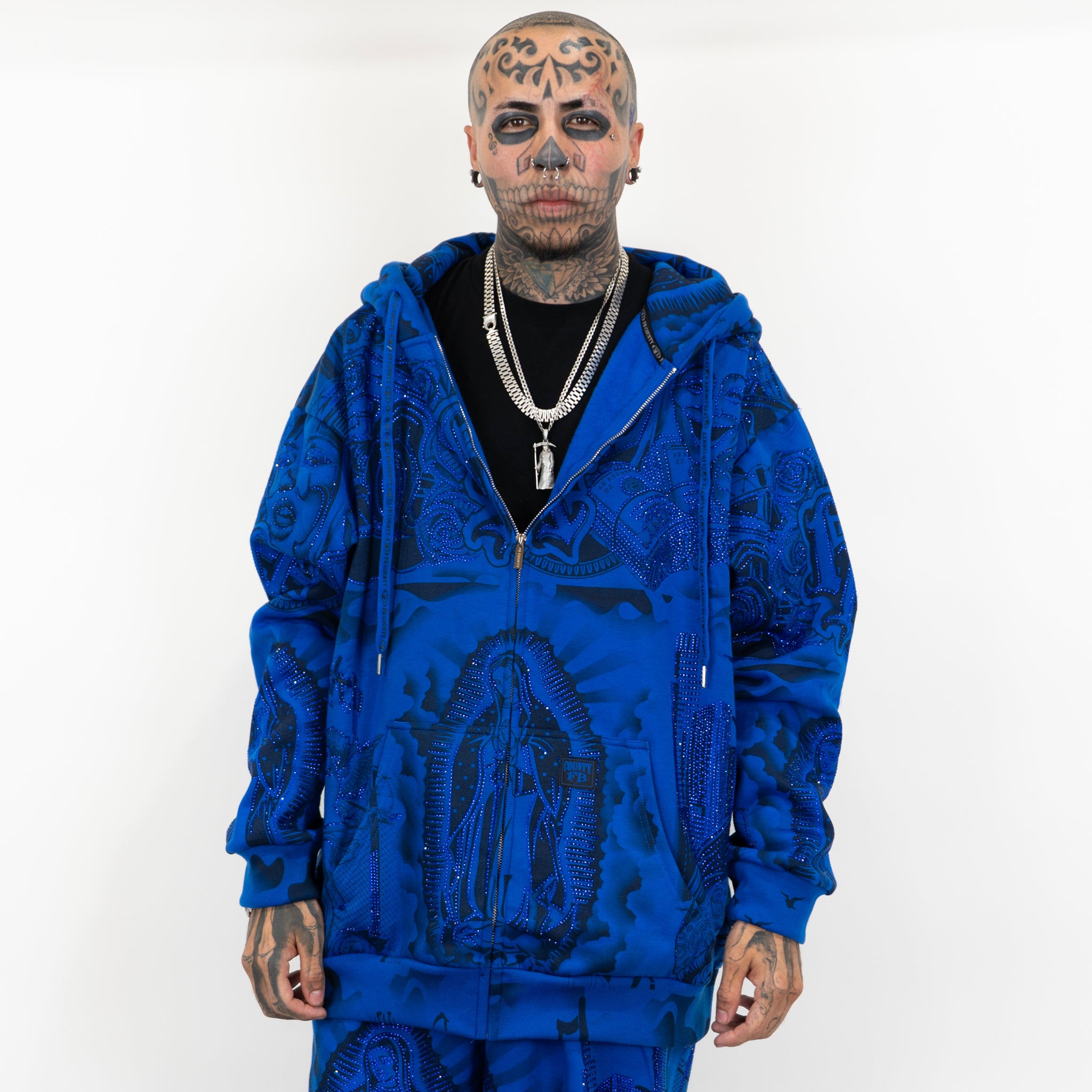 FB County Iced Out Hoodie