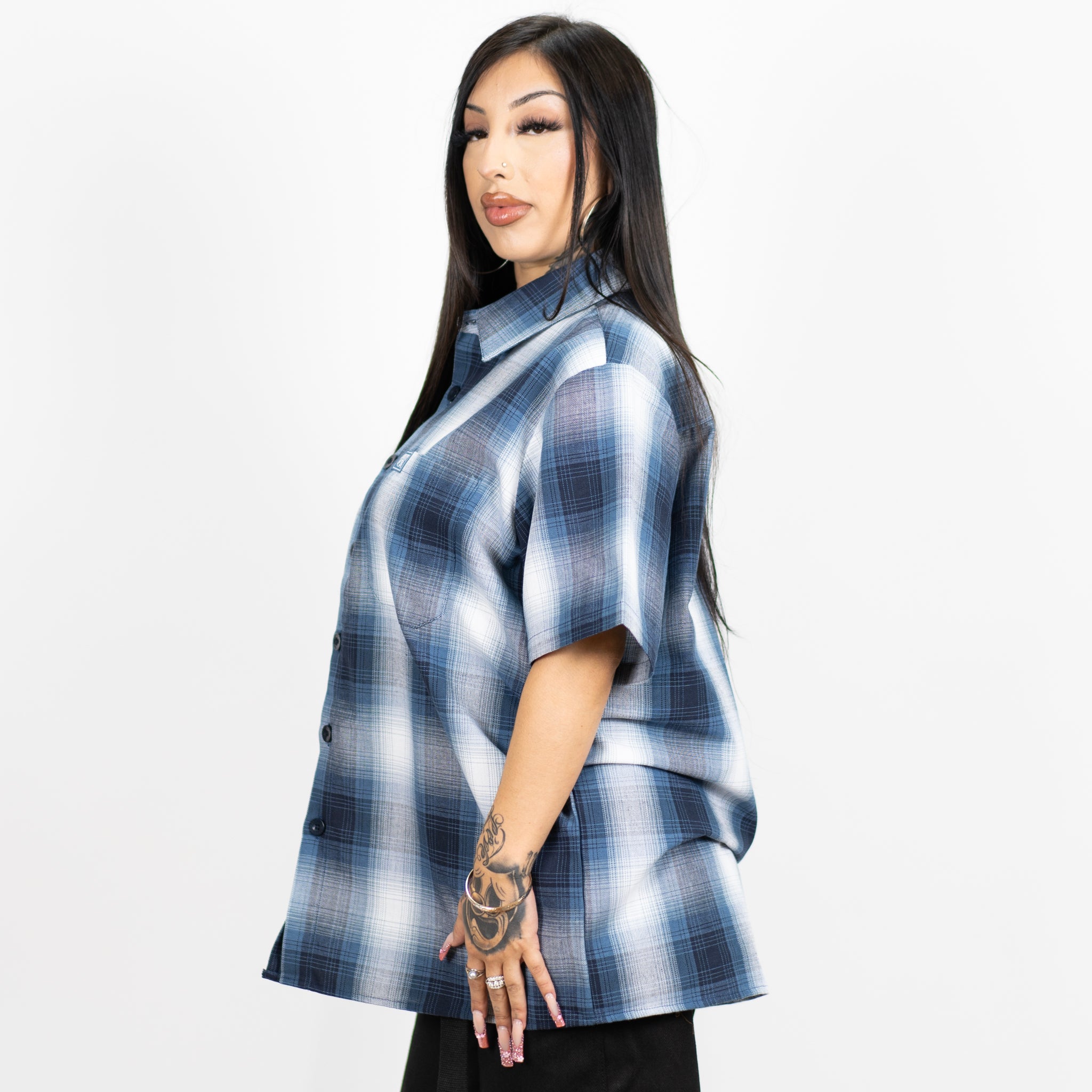 FB County Short Sleeve Checker Flannel Shirt
