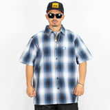 FB County Short Sleeve Checker Flannel Shirt - Big & Tall Sizes