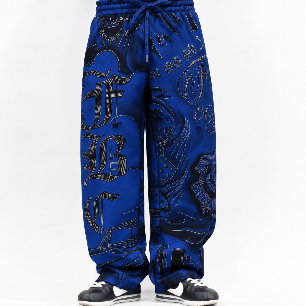 FB County Rhinestone Tatted Up Sweatpant