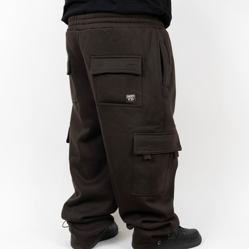 FB County Heavyweight Baggy Cargo Sweatpants