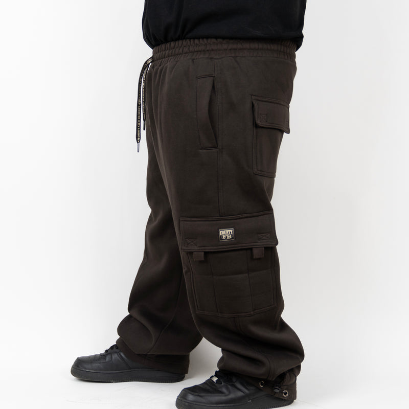 FB County Heavyweight Baggy Cargo Sweatpants