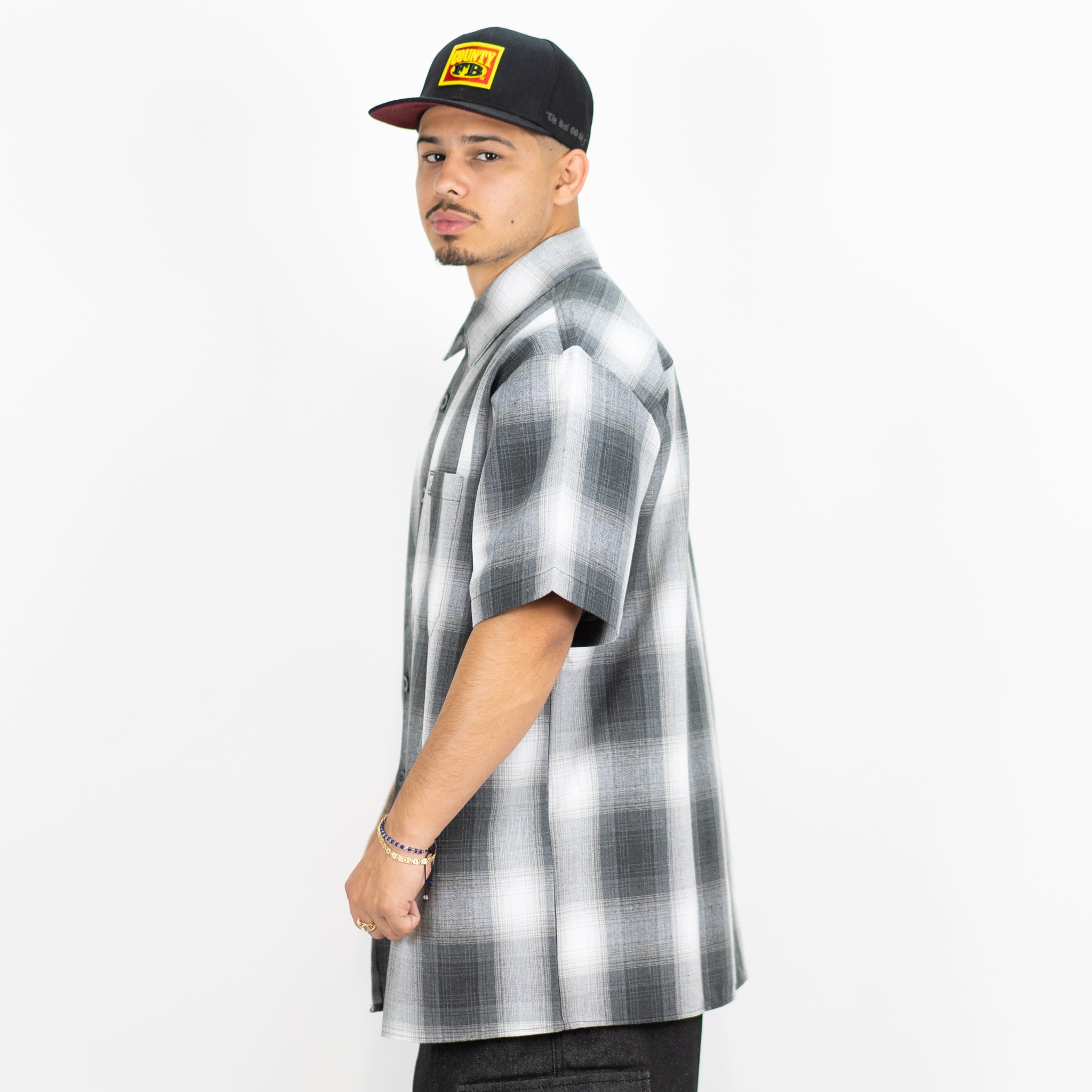 FB County Short Sleeve Checker Flannel Shirt