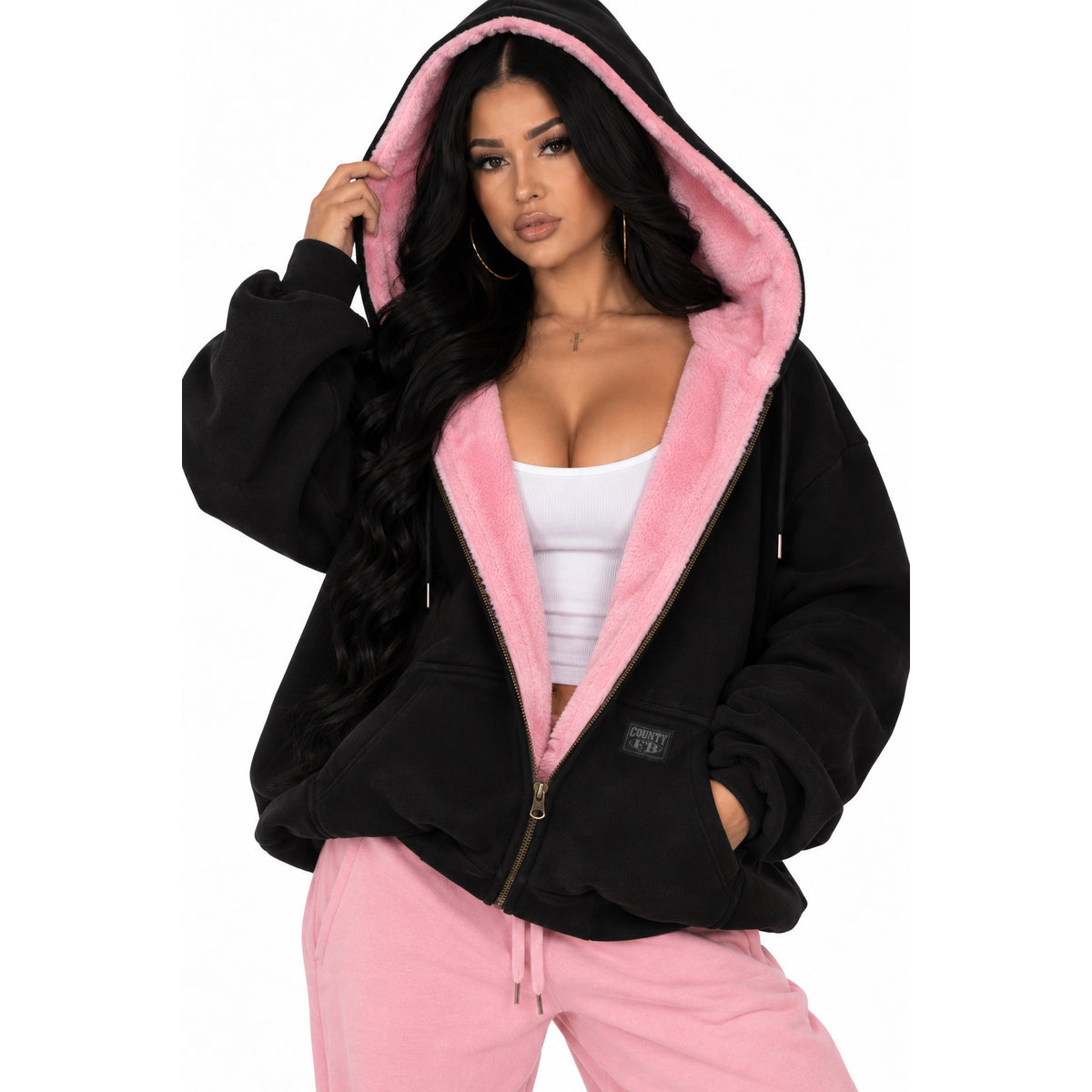 FB County Heavyweight Cozy Zip-Up Hoodie