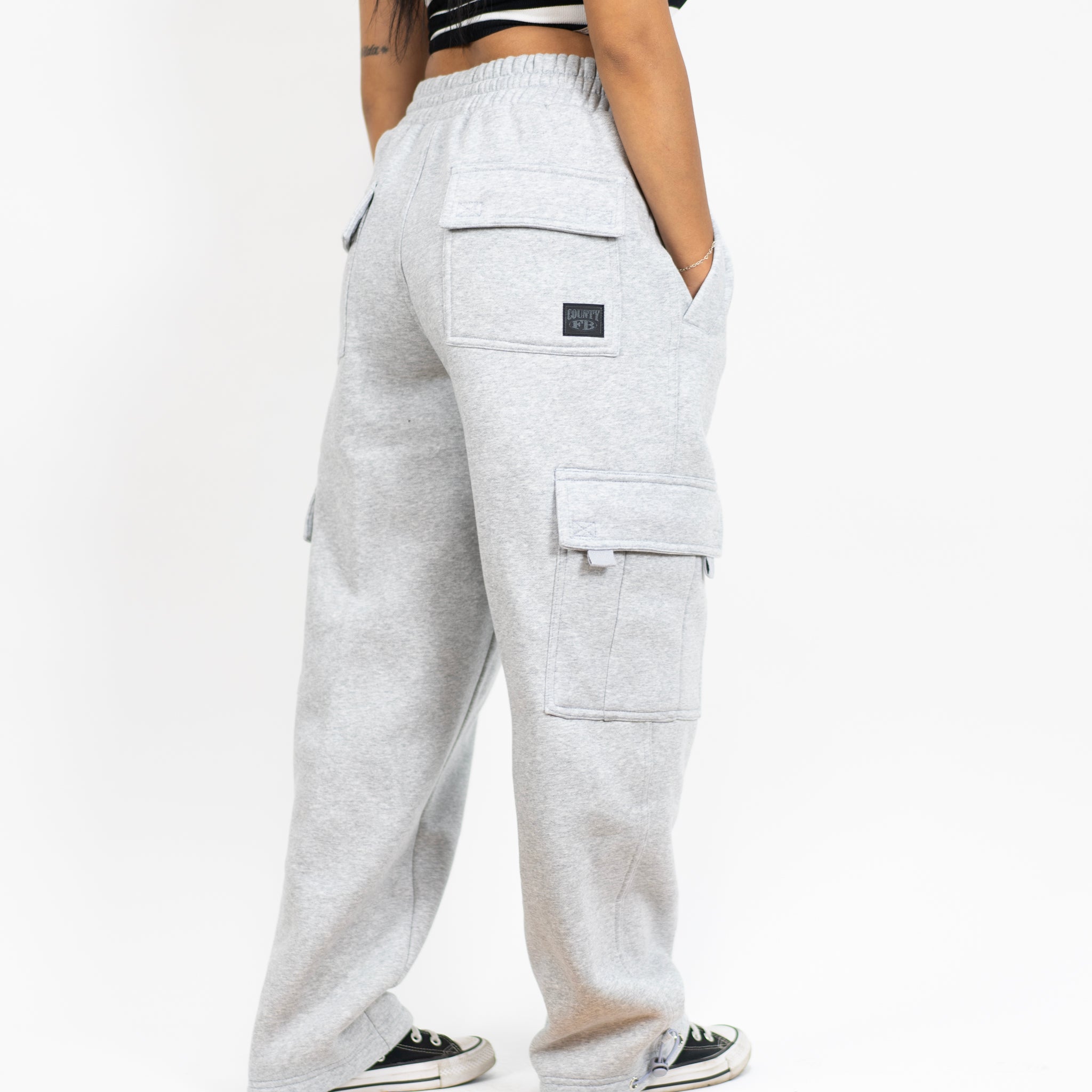 FB County Heavyweight Baggy Cargo Sweatpants