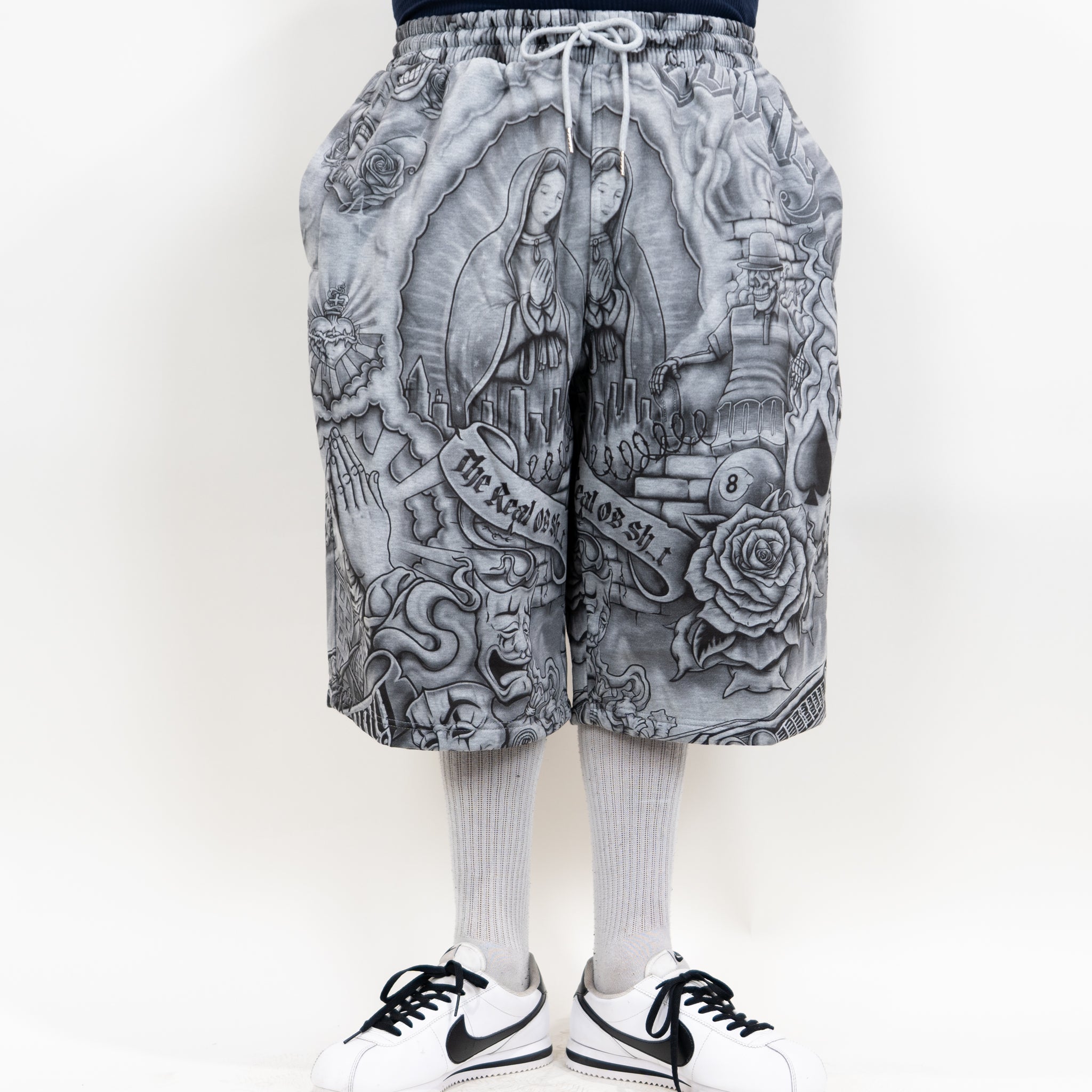 FB County Inked Up Baggy Fleece Shorts