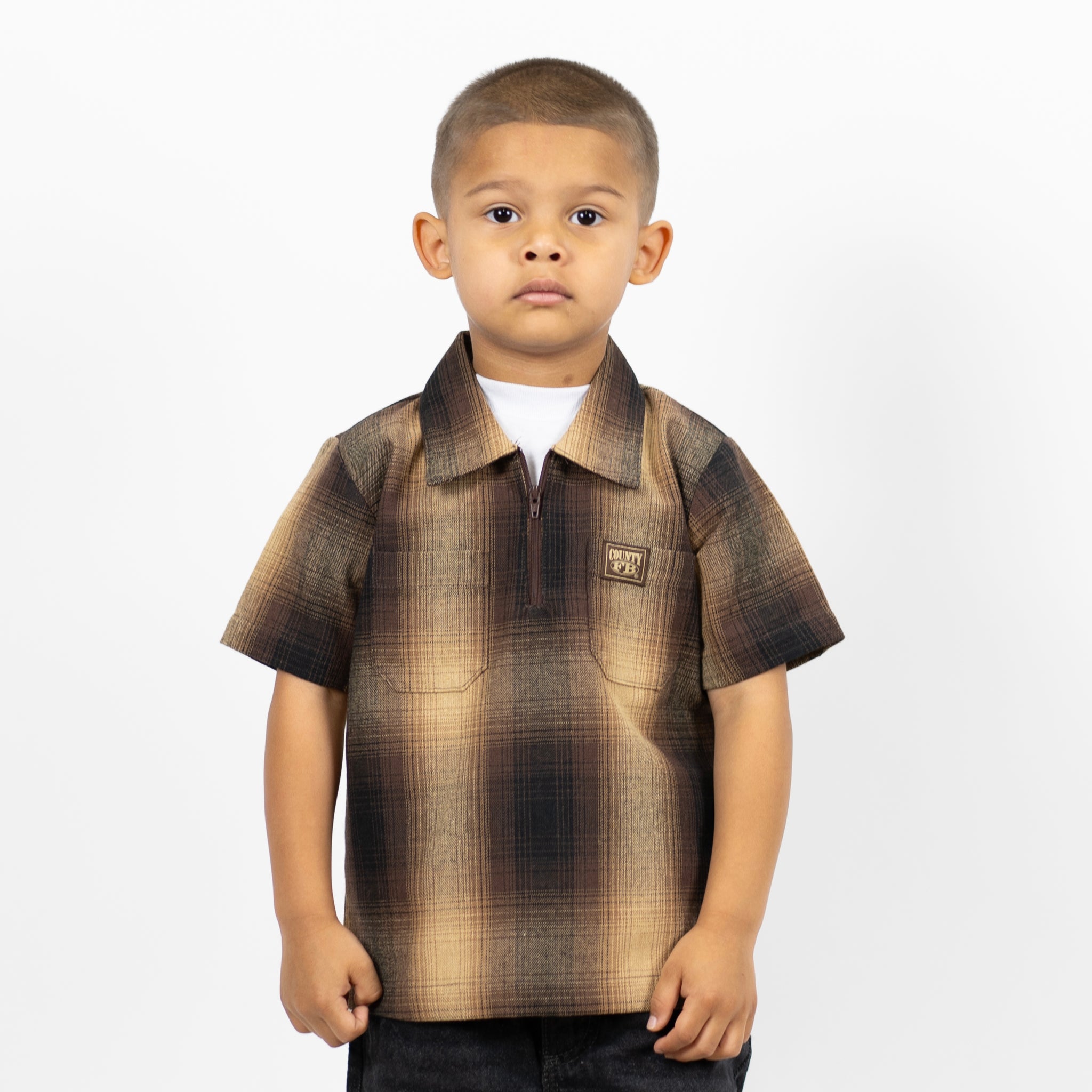 Boys Brown Shirt 