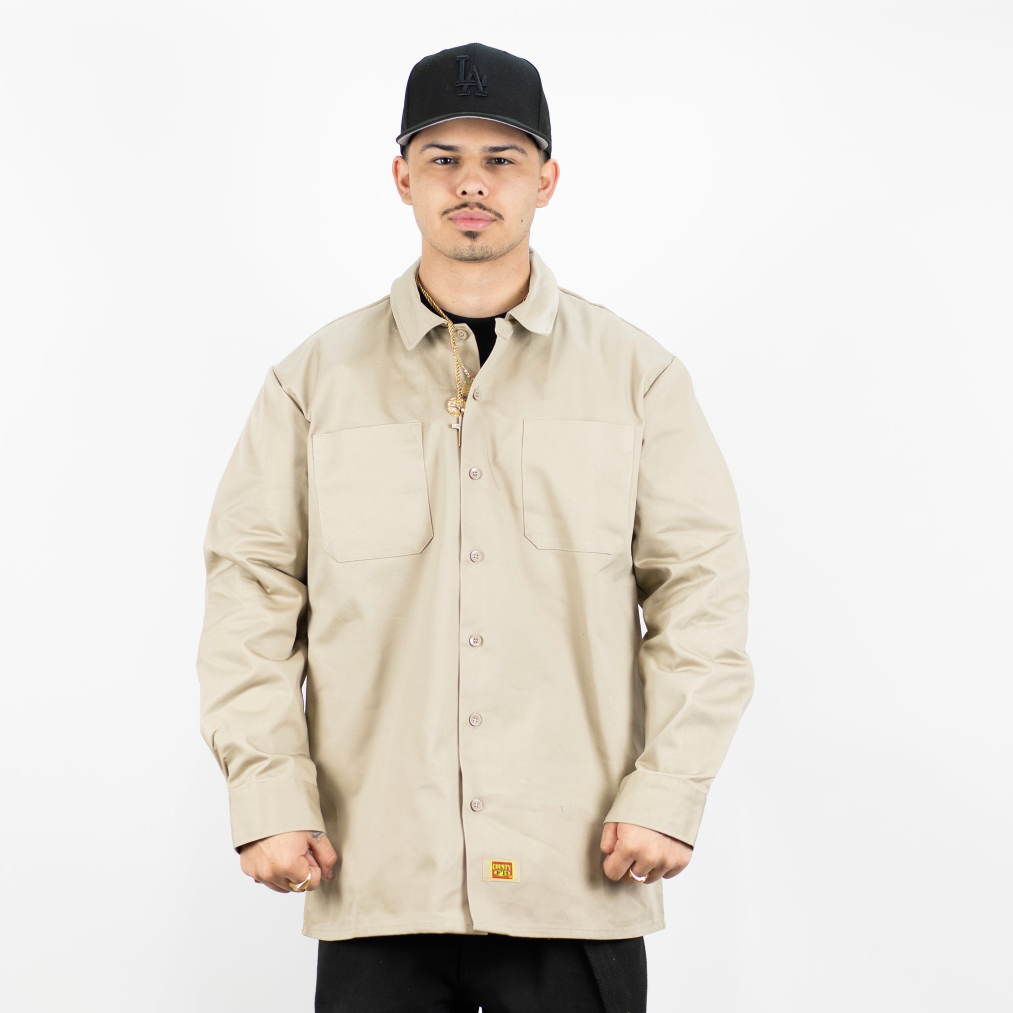 FB County Heavyweight Long Sleeve Kackies Work Shirt