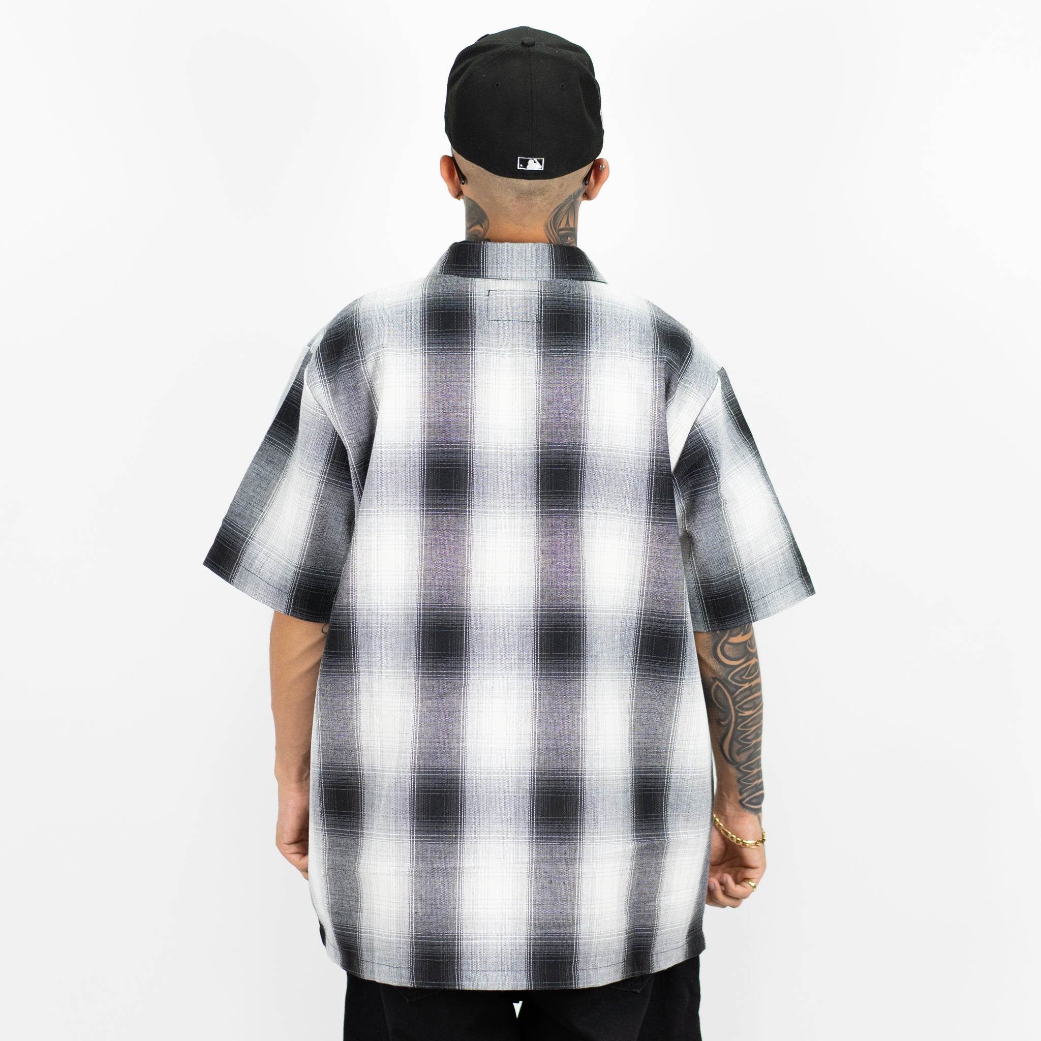FB County Short Sleeve Checker Zip Shirt