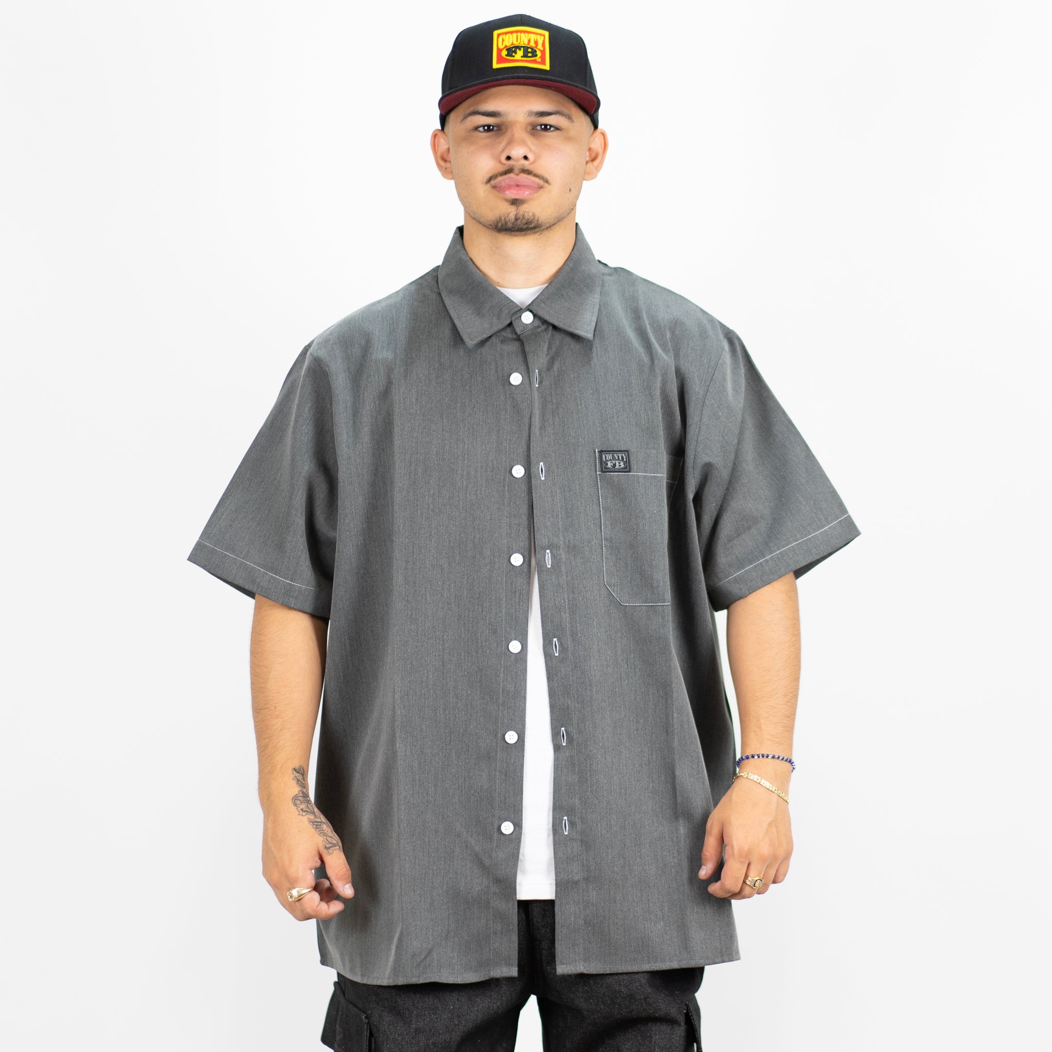 FB County Short Sleeve Chambray Shirt