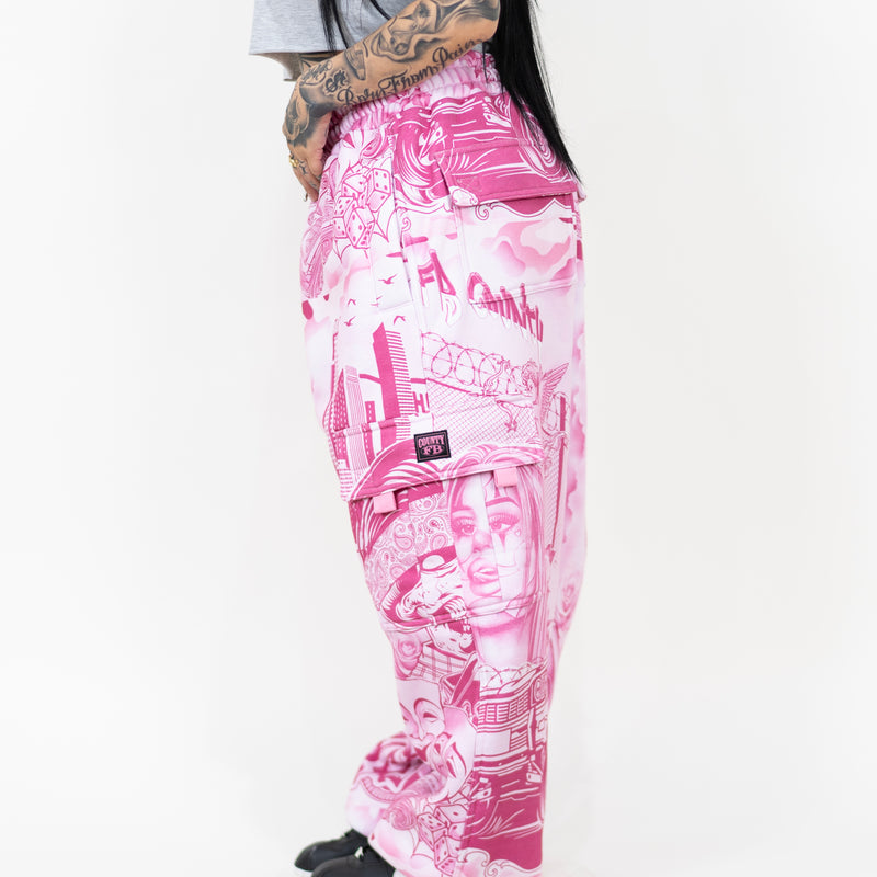 FB County Tatted Graffiti Sweatpant