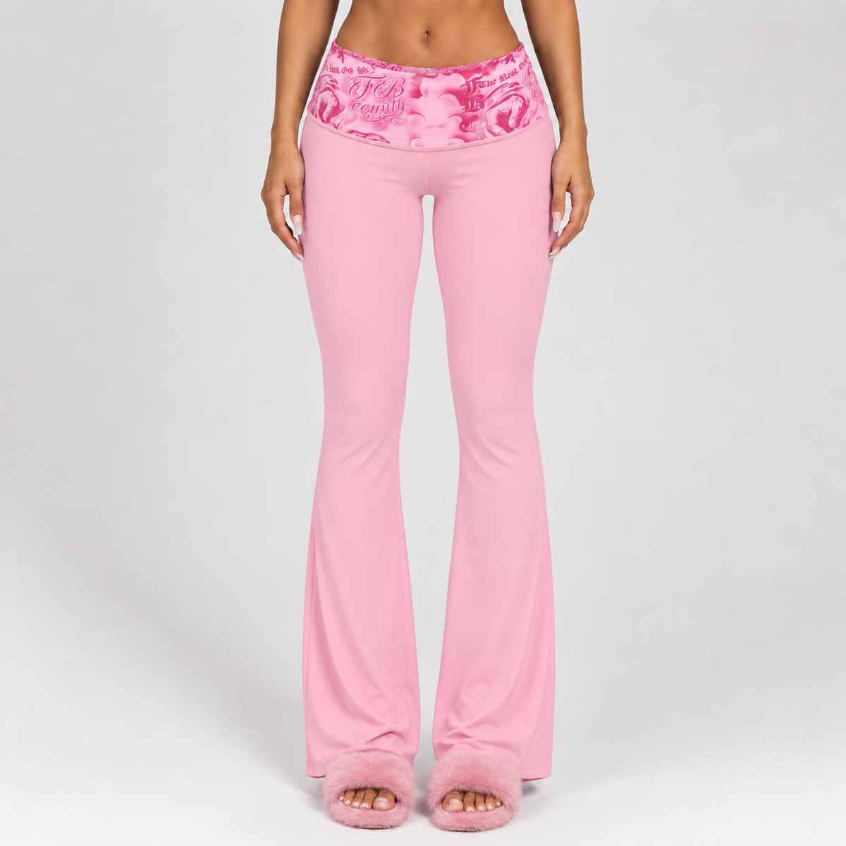 FB County Foldover Flare Legging