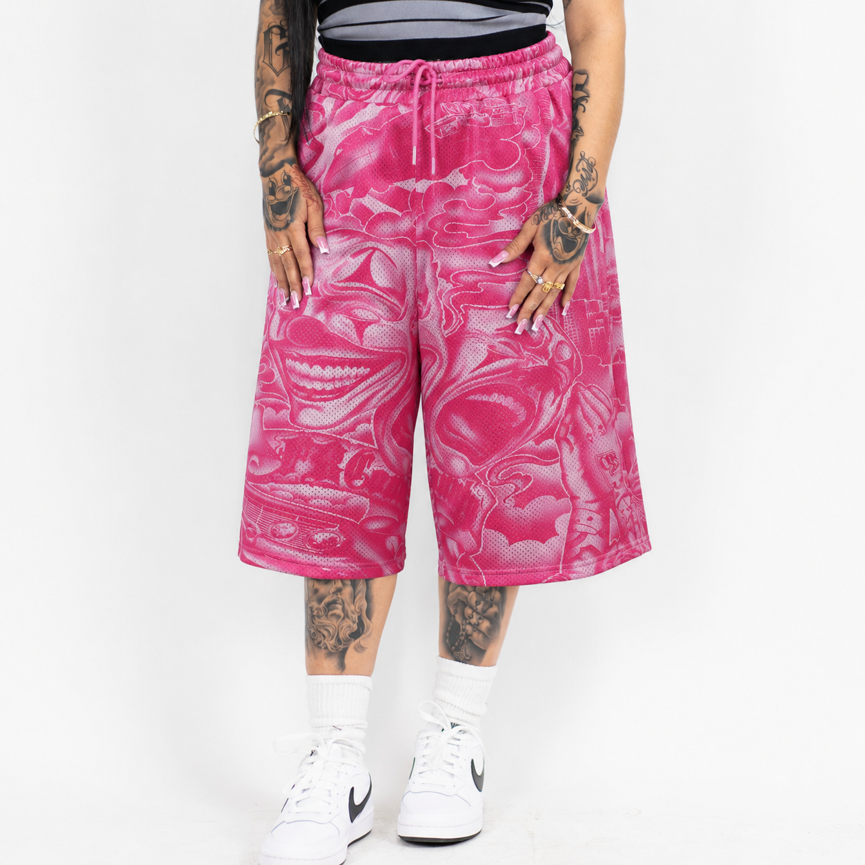 FB County Cry Later Mesh Shorts