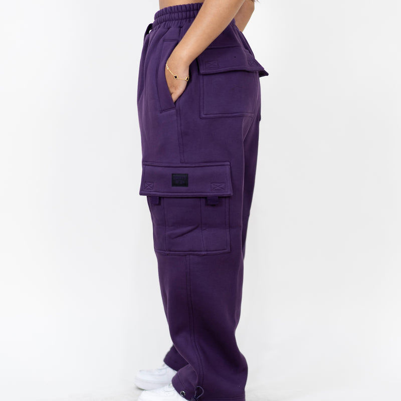 FB County Heavyweight Baggy Cargo Sweatpants