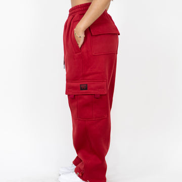 FB County Heavyweight Baggy Cargo Sweatpants