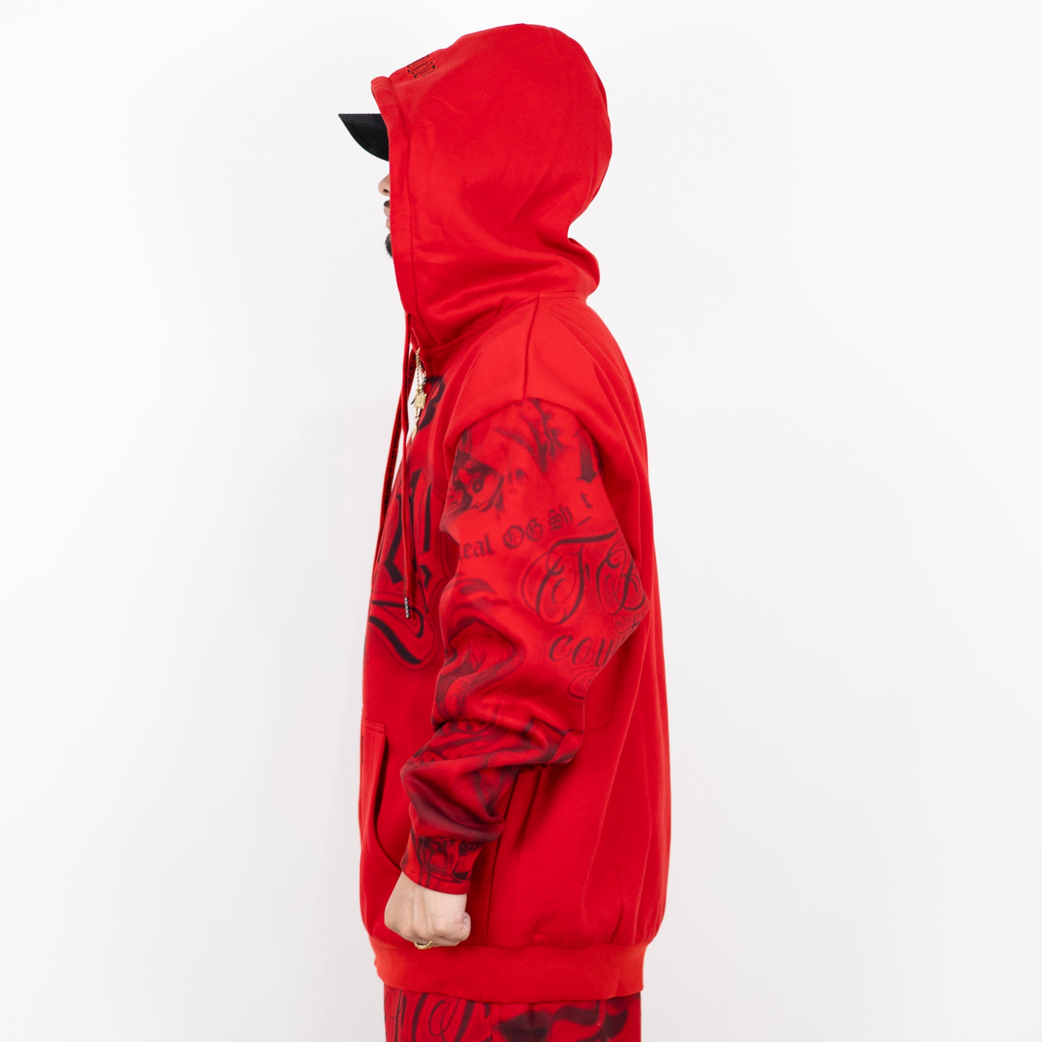 FB County Red Tatted Up Hoodie