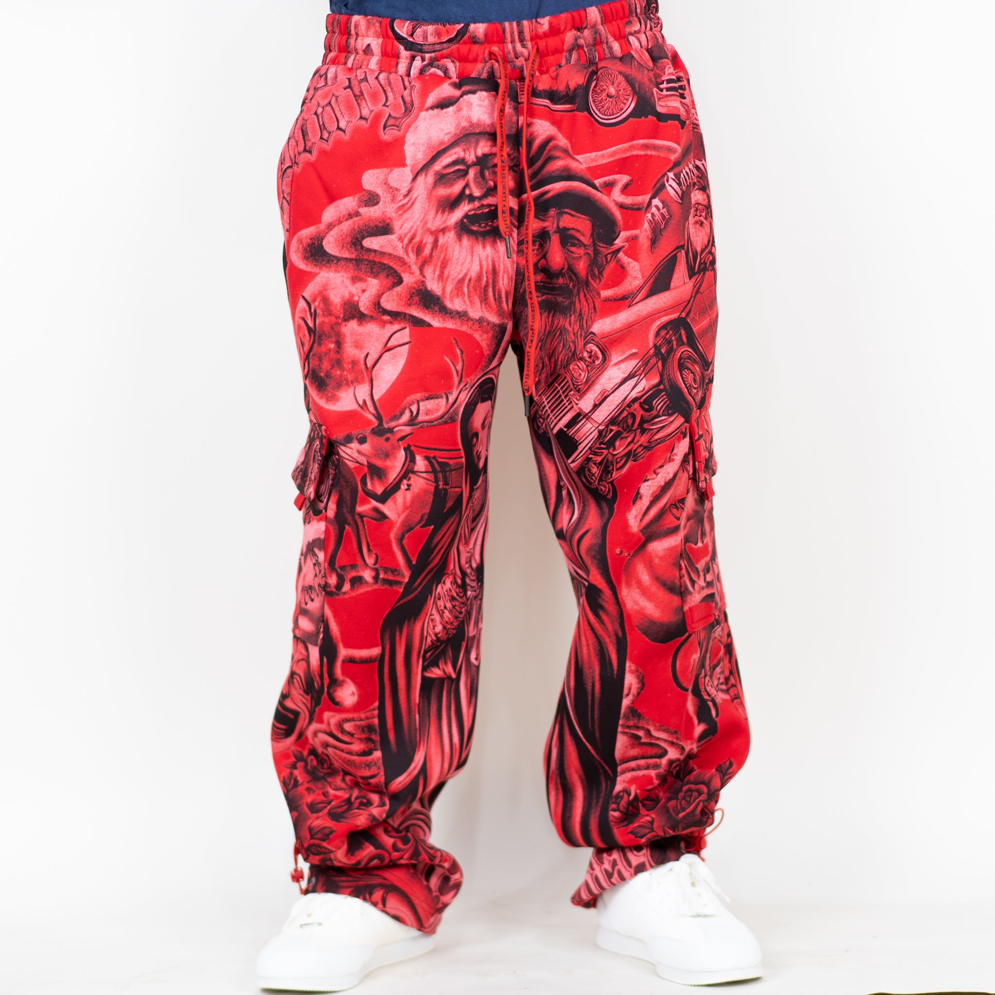 FB County Red Santa'd Up Sweatpants