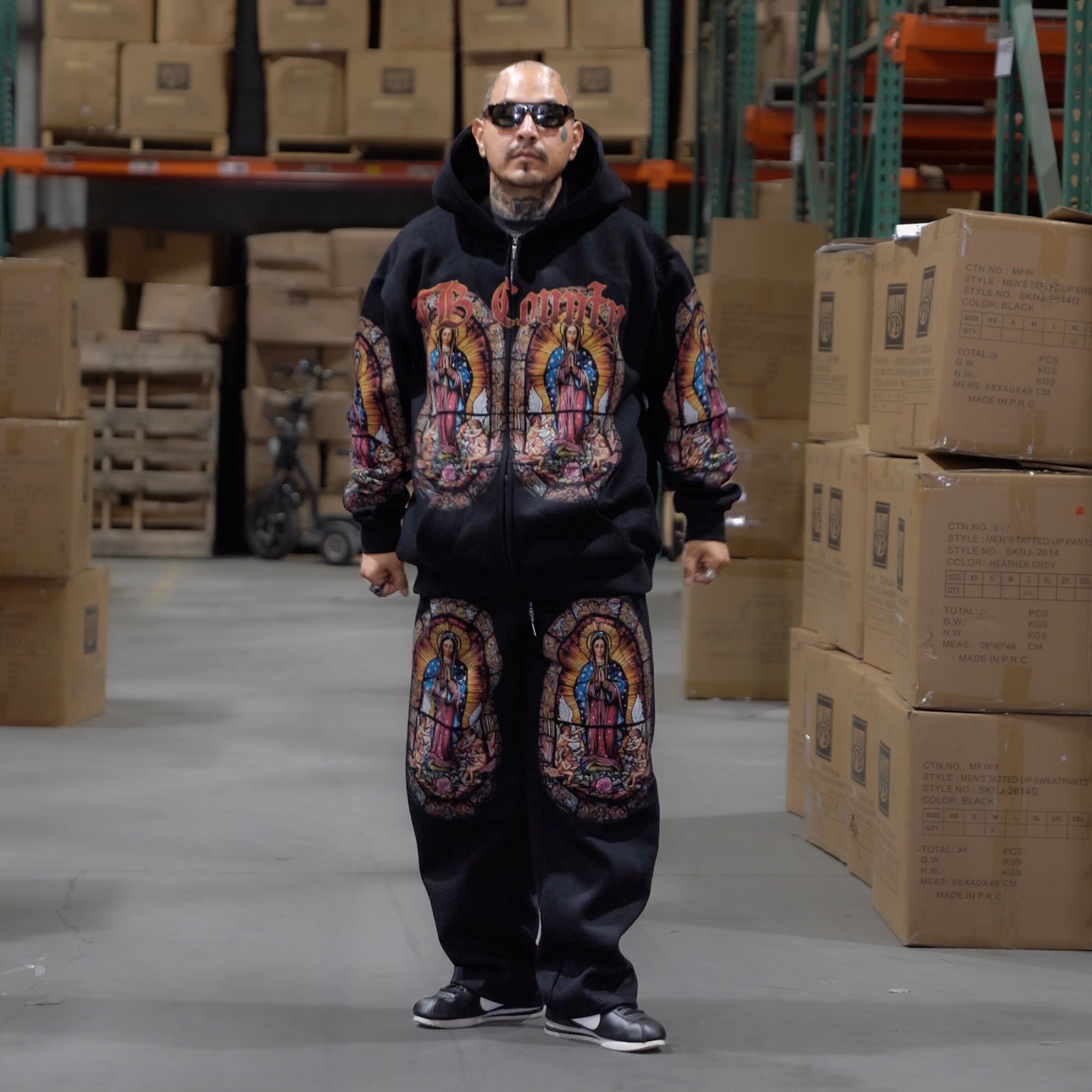 FB County Stain Glass Hoodie