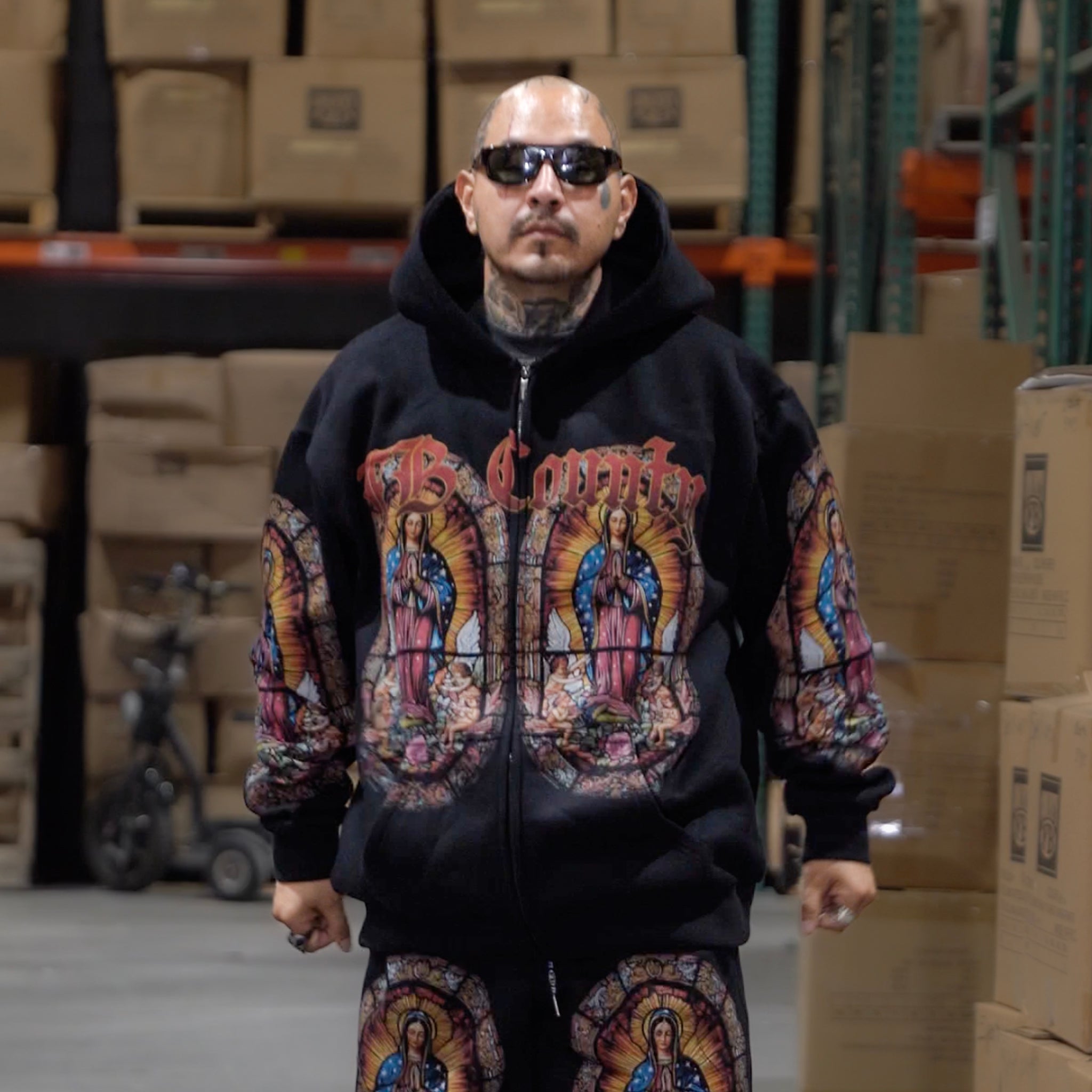 FB County Stain Glass Hoodie