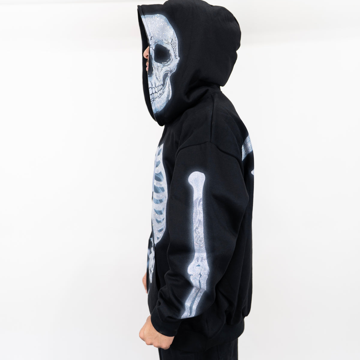FB County Halloween Skelly Hoodie