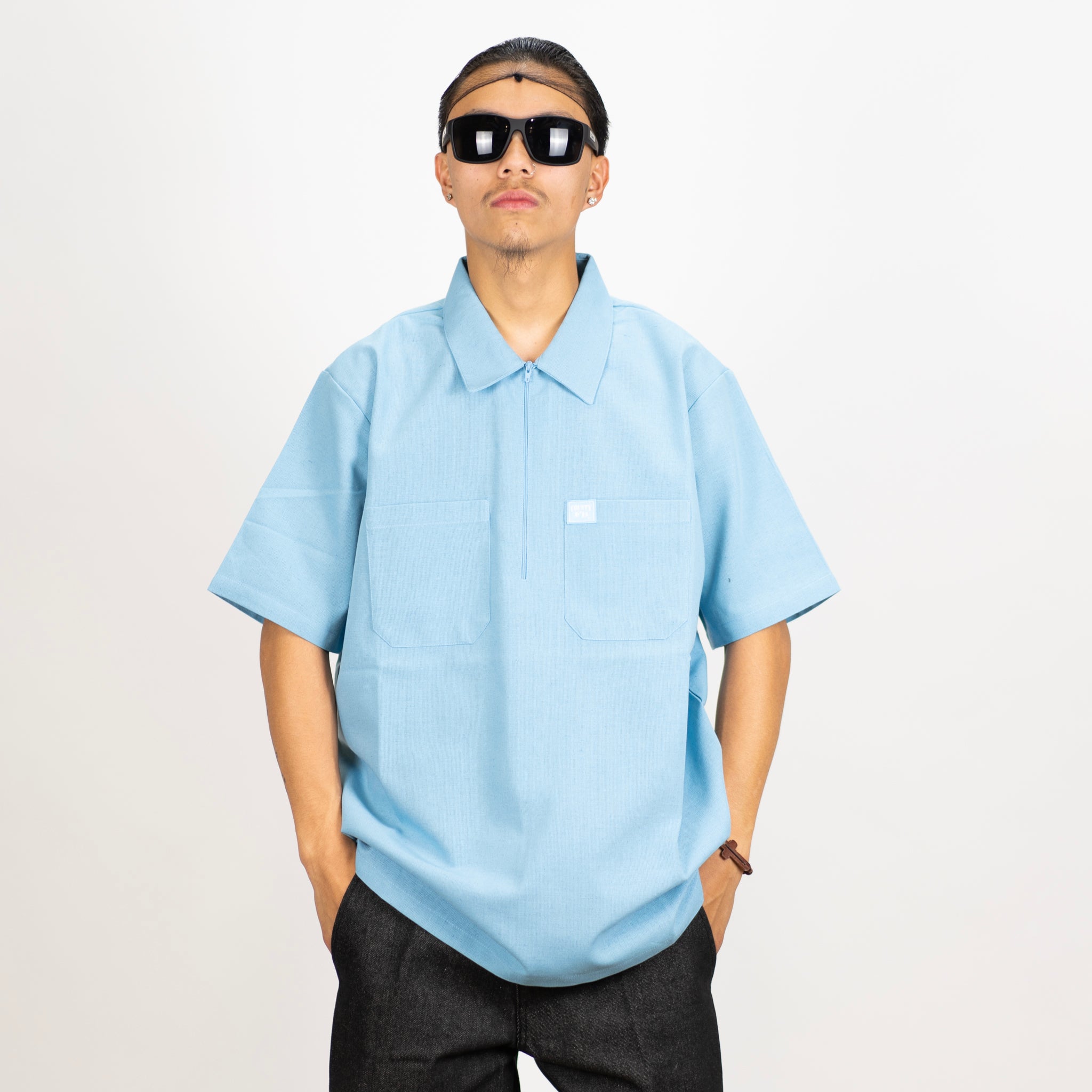 FB County Short Sleeve Zip Shirt