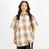 FB County Short Sleeve Checker Flannel Shirt - Big & Tall Sizes