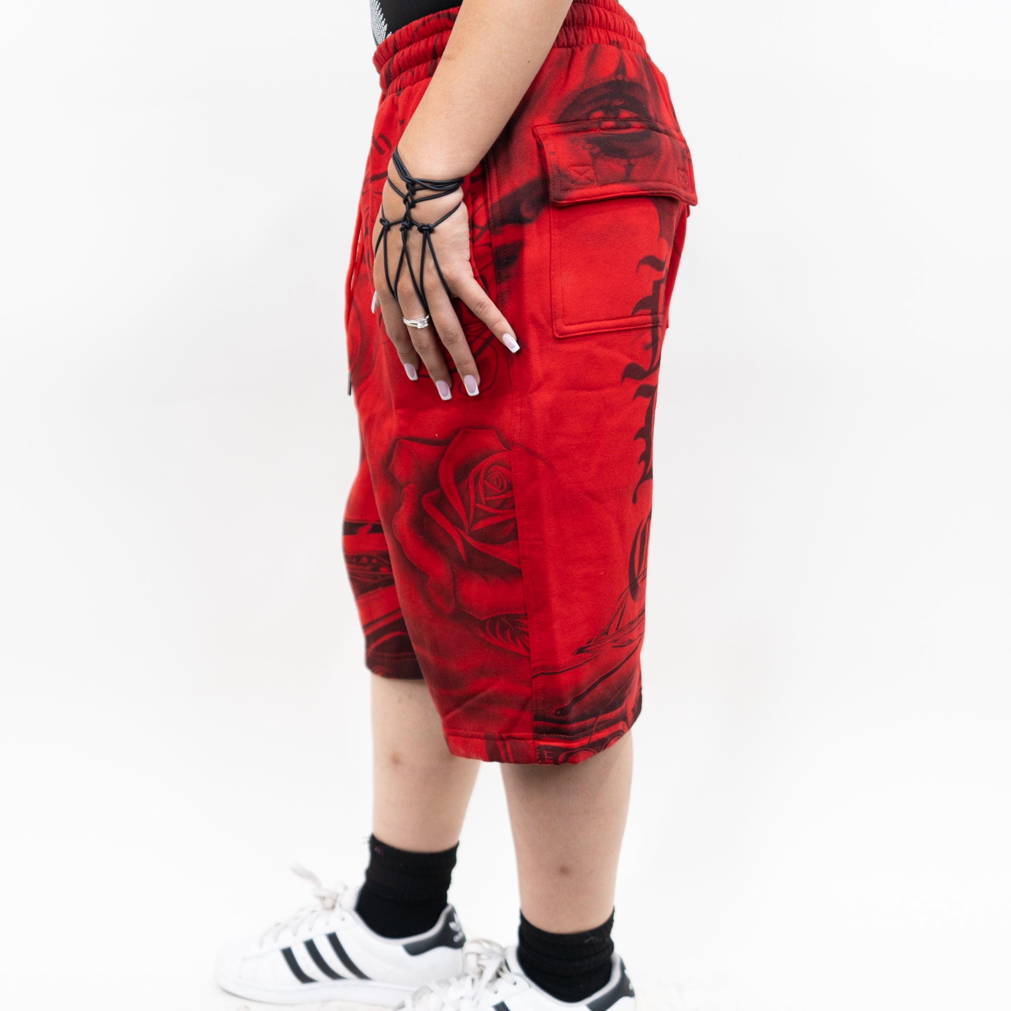 FB County Tatted Up Baggy Fleece Shorts