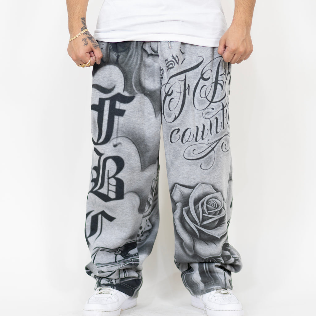 ☆NASTY FANCY CLUB☆ NF Lettering Sweatpants SkirtGRAYF24QD8 NF] LETTERING SWEAT PANTS SKIRT_(GRAY)_F24QD872 - FANCY CLUB