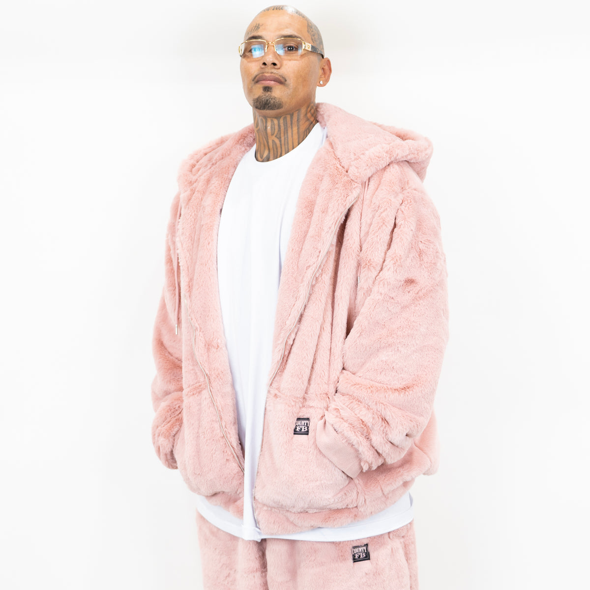 FB County Teddy Bear Zip-Up Hoodie