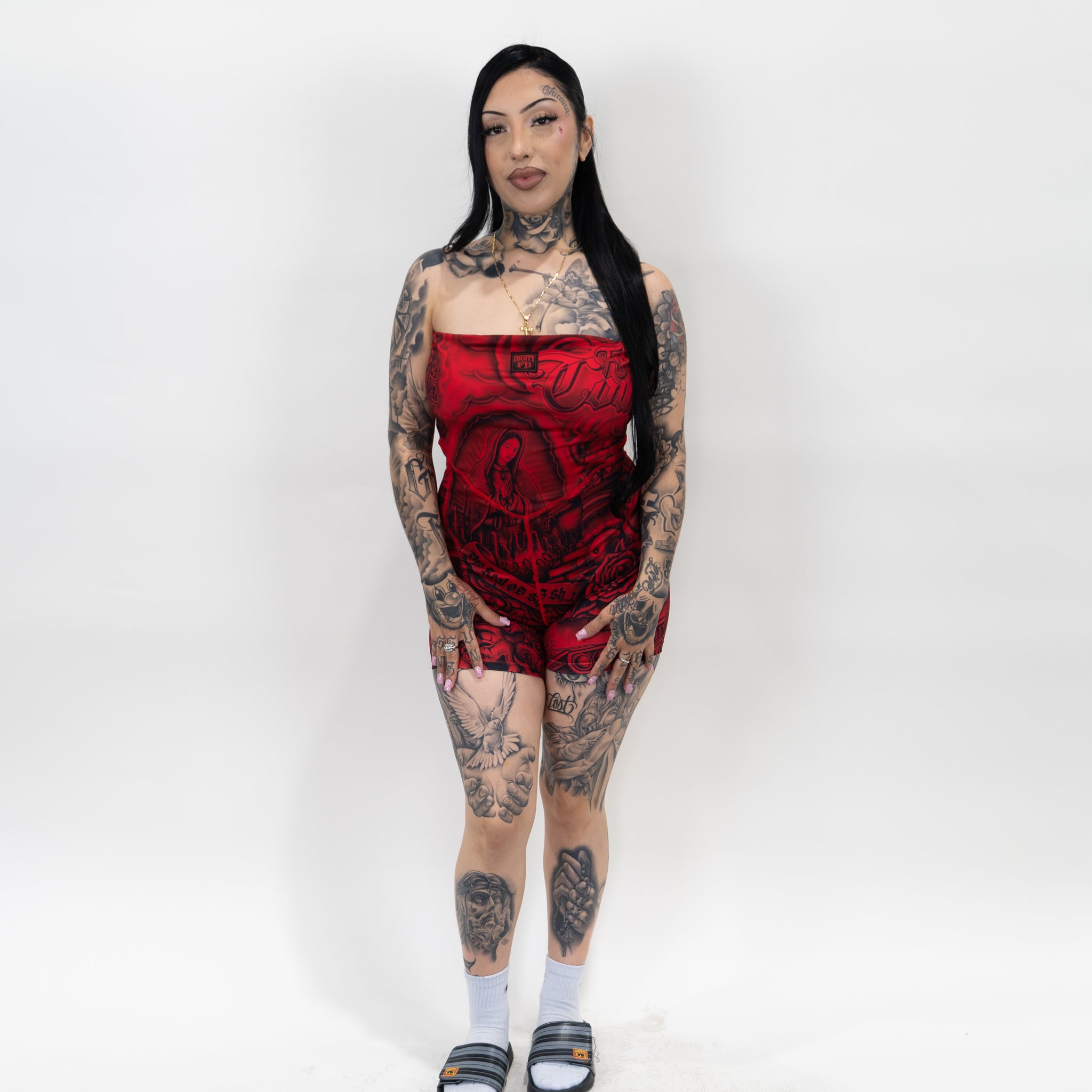 FB County Inked Up Romper