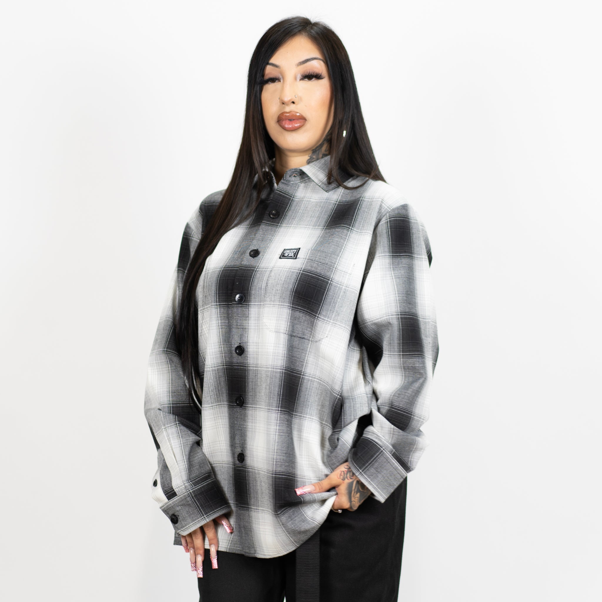 FB County Long Sleeve Checker Flannel Shirt