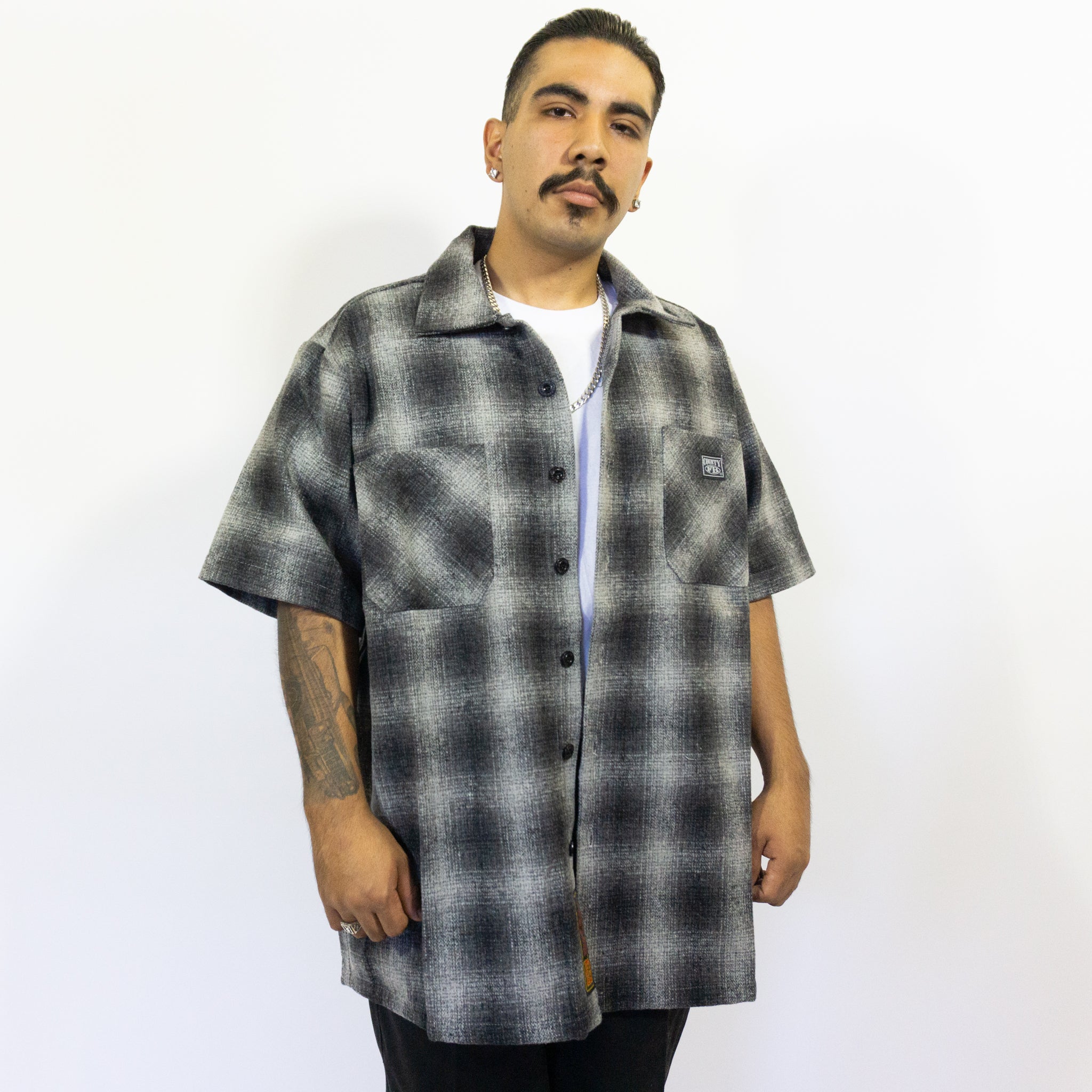 FB County Short Sleeve Wool Shirt - Big & Tall Sizes
