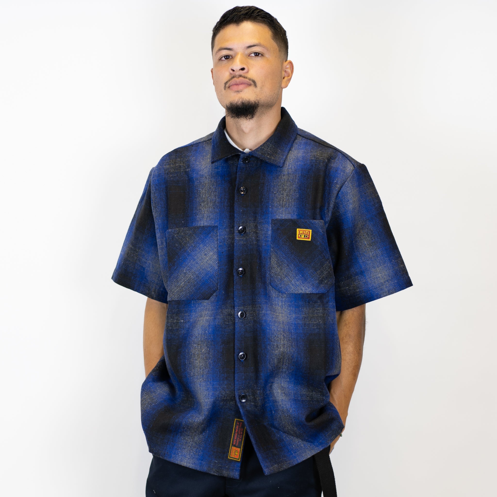FB County Short Sleeve Wool Shirt - Big & Tall Sizes