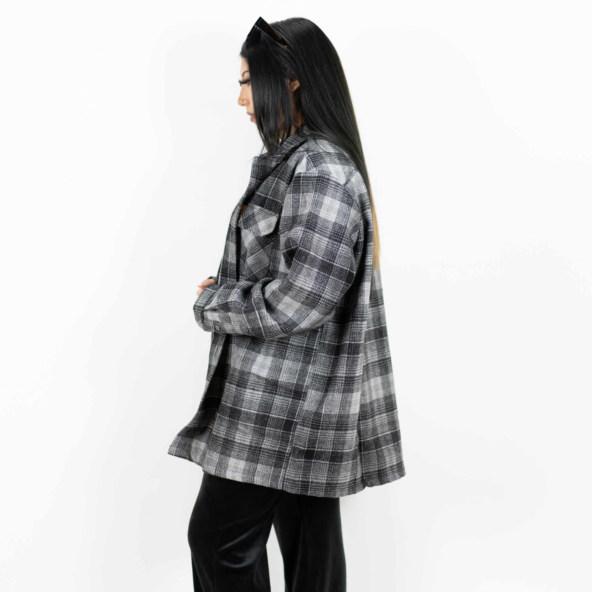 New FB County Super Heavyweight Wool Blend Long Sleeve Shirt