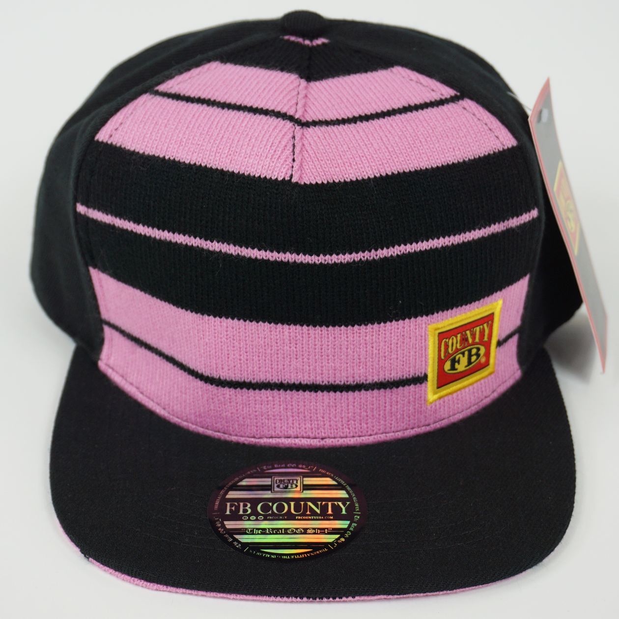 FB County Charlie Brown Cap/Hat Black/Pink