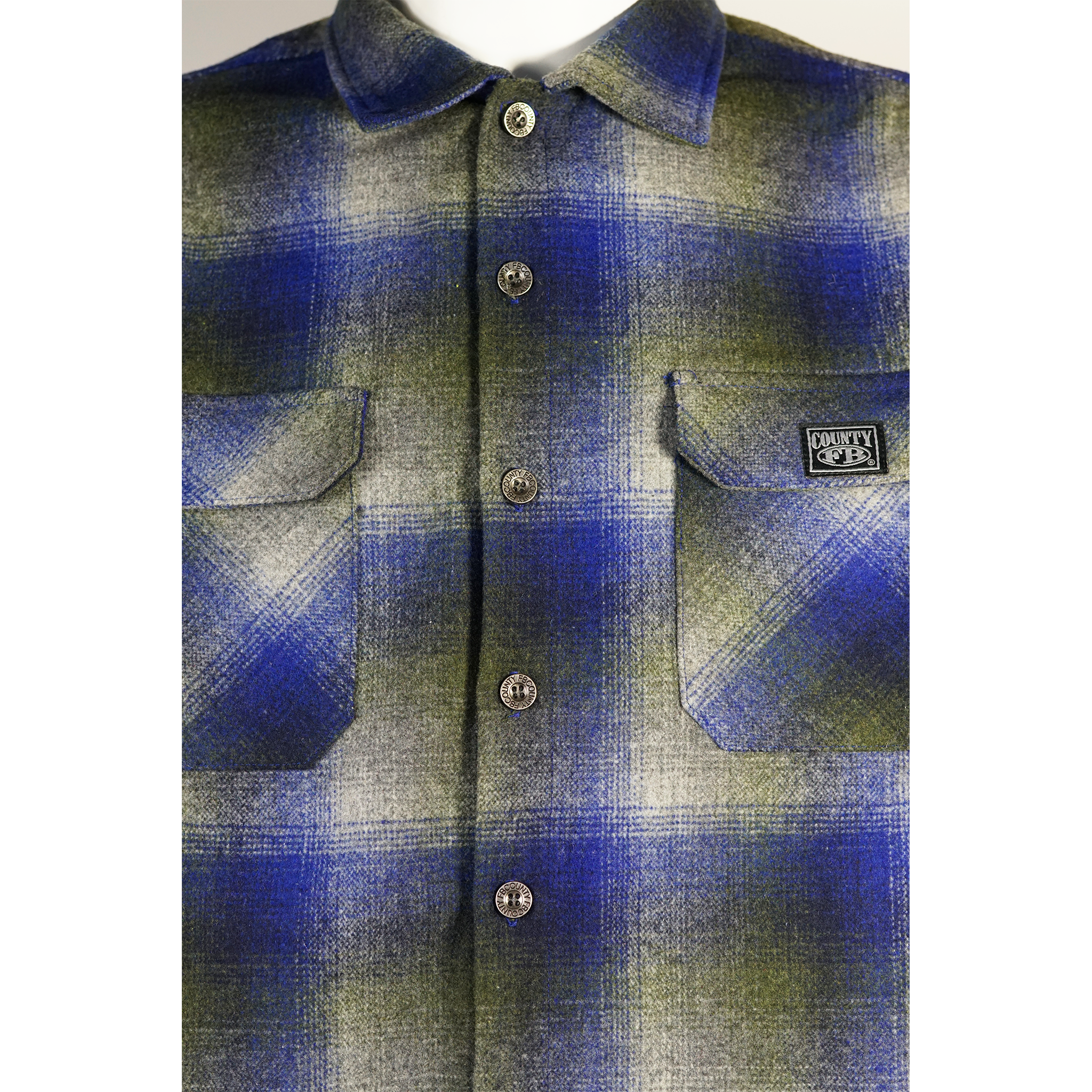 FB County Super Heavyweight Wool Blend Long Sleeve Shirt