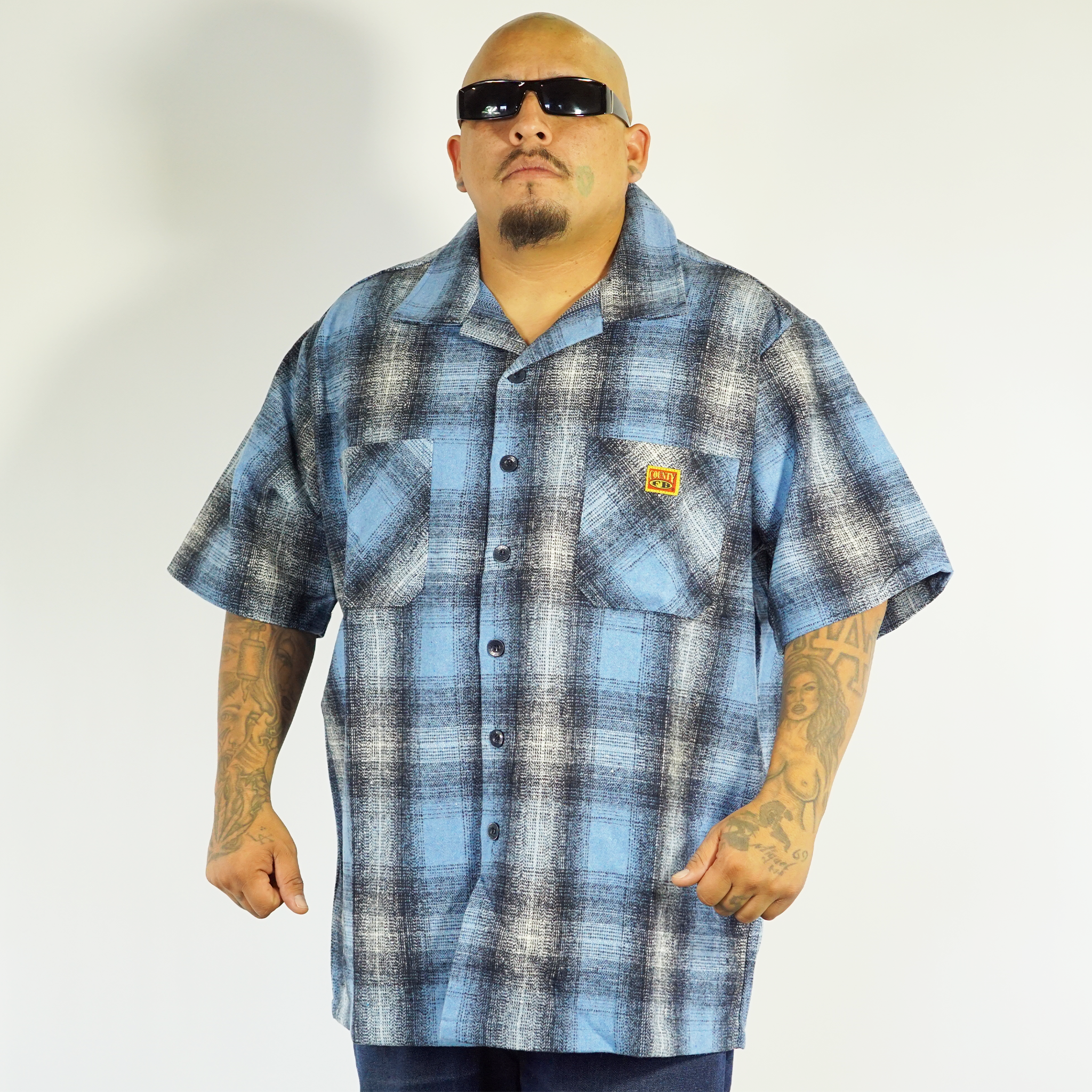 FB County Short Sleeve Wool Shirt - Big & Tall Sizes