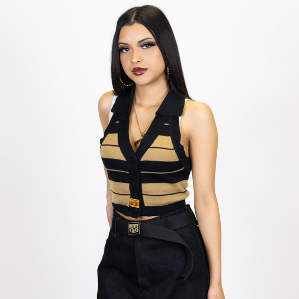 FB County Collared Halter Top