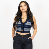 FB County Collared Halter Top