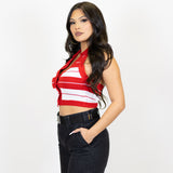 FB County Collared Halter Top