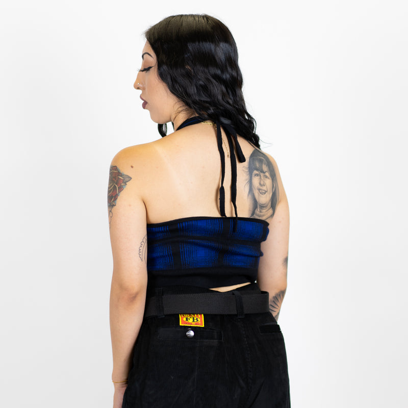 FB County Flannel Halter Top