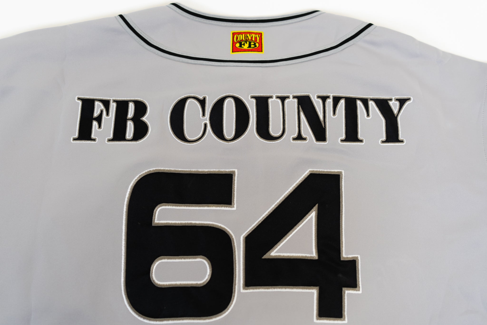 Fb County Mens Baseball Classic Signature Jersey White / 3XL