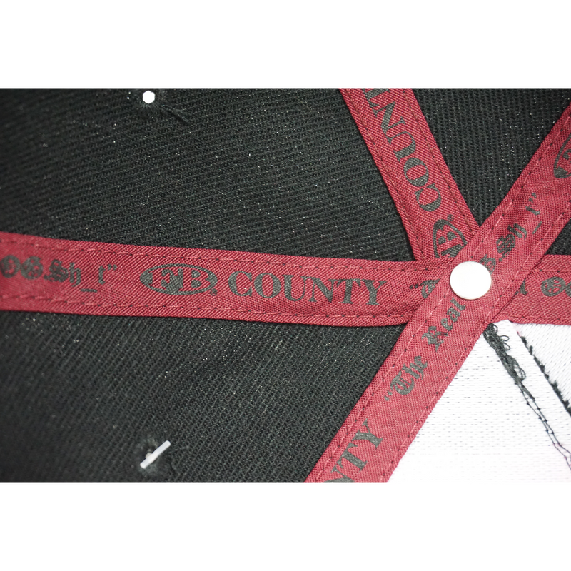 FB County Charlie Brown Cap/Hat Black/Pink Inseam