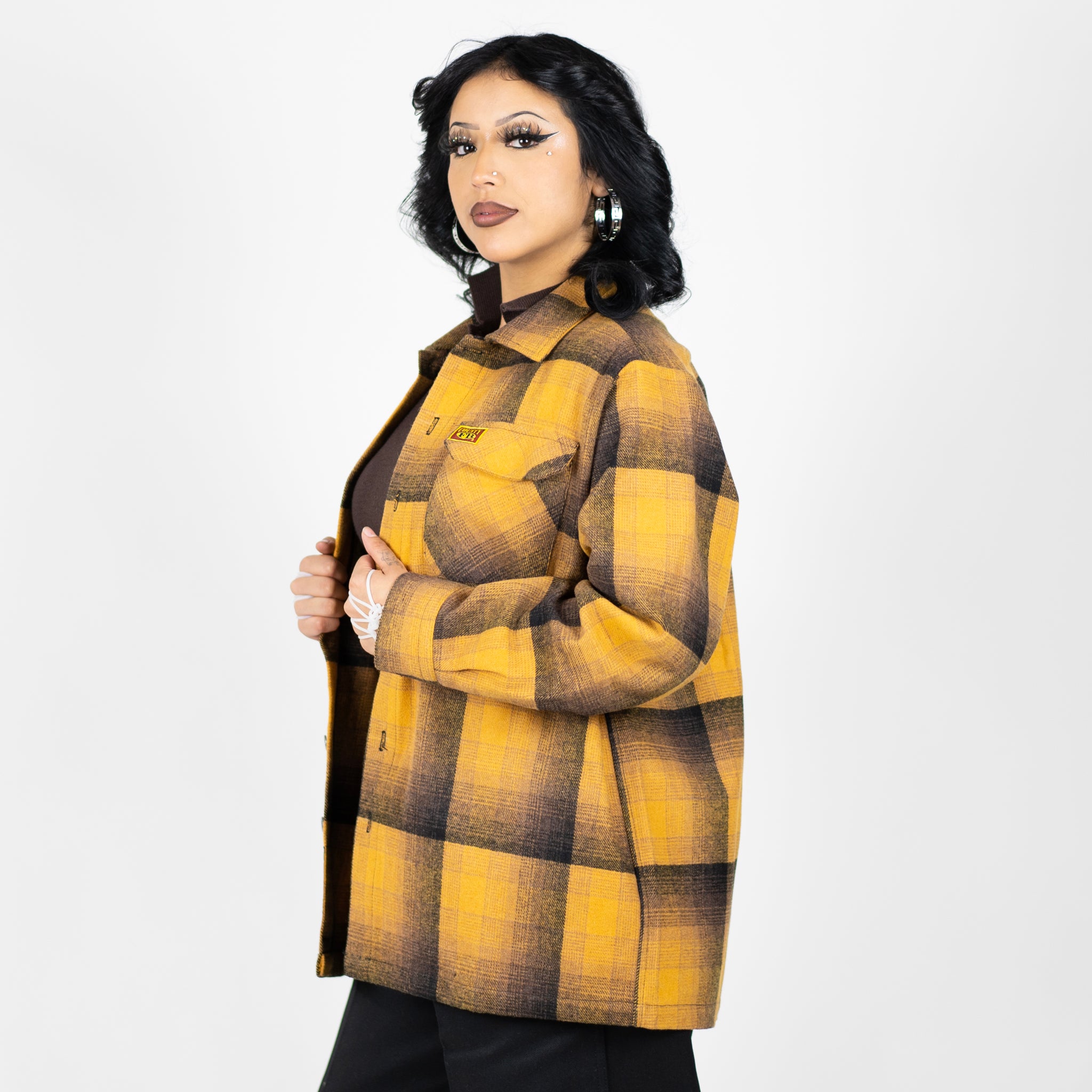 New FB County Super Heavyweight Wool Blend Long Sleeve Shirt